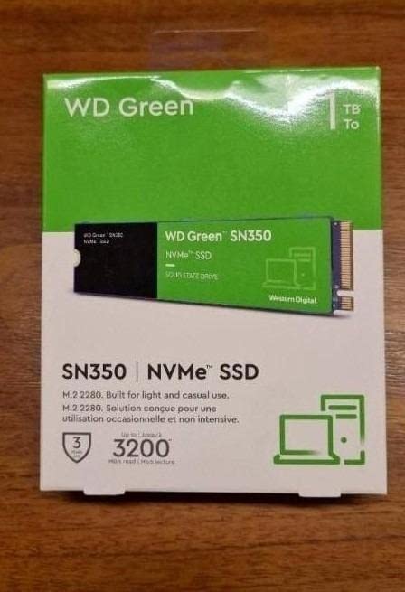 Western Digital 500GB WD Green SN350 NVMe Internal SSD Solid State Drive - Gen3 PCIe, M.2 2280, Up to 2,400 MB/s - WDS500G2G0C customer photo 2