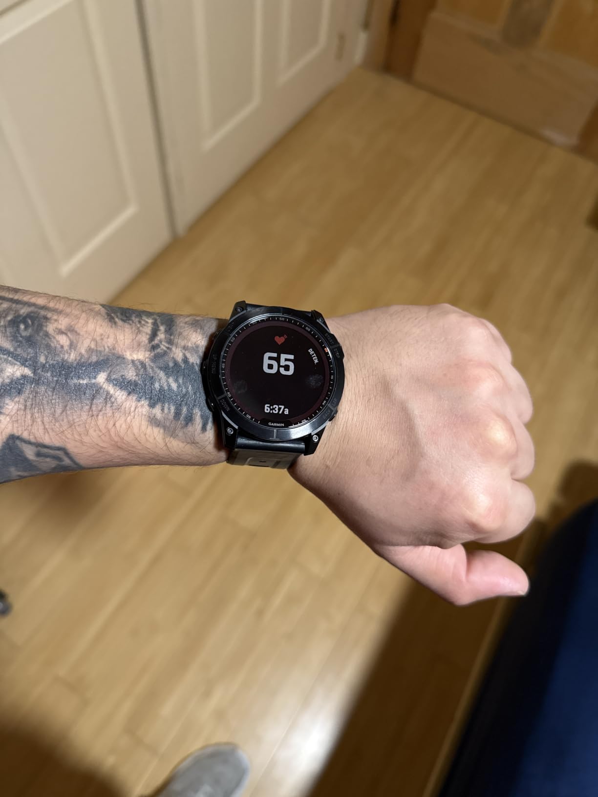Garmin fēnix 7X Pro Sapphire Solar, Multisport GPS Smartwatch, Built-in Flashlight, Solar Charging Capability, Black customer photo 2
