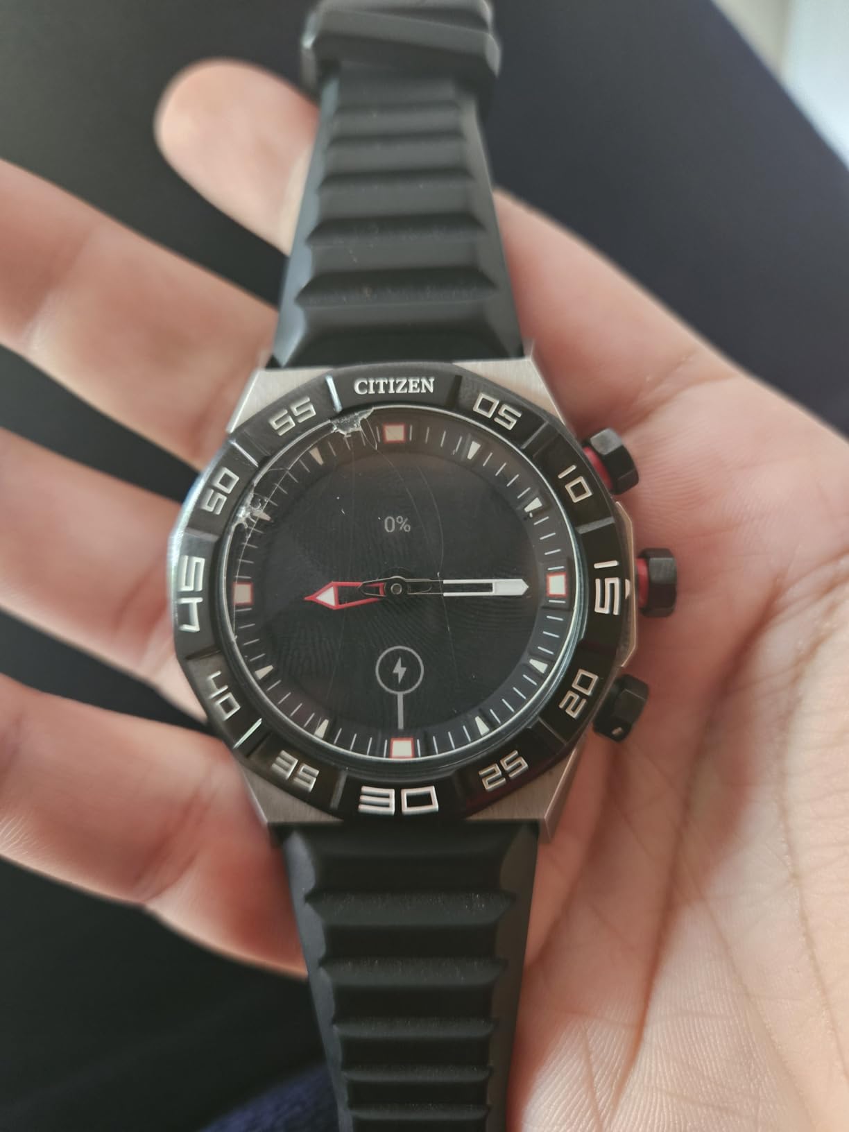 Citizen CZ Smart PQ2 Hybrid Smartwatch with YouQ Wellness app Featuring IBM Watson® AI and NASA Research, Black and White Customizable Display, Bluetooth, HR, Activity Tracker, 18-Day Battery Life customer photo 2