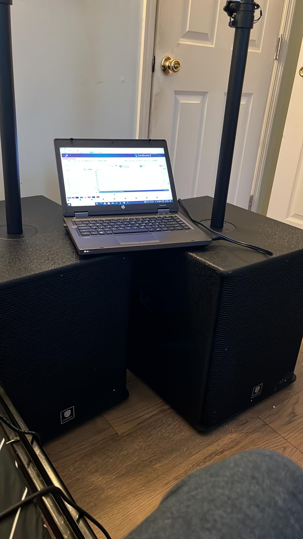 PRORECK Club 6000 15-inch 6000W P.M.P.O Stereo PA Speaker System Combo Set 4 Line Array Speakers, 2 15-inch Subwoofers with Bluetooth/USB Read/SD Card/Remote Control, for Party DJ Wedding Meeting customer photo 2