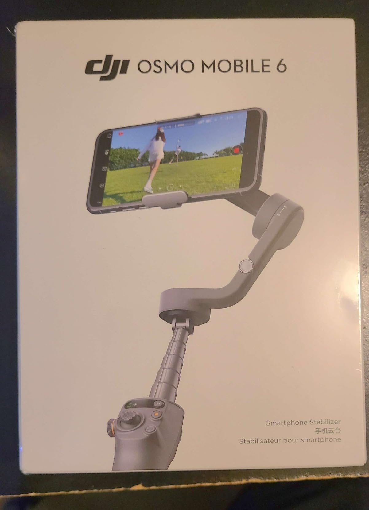 DJI Osmo Mobile 6, 3-Axis Phone Gimbal, Object Tracking, Built-in Extension Rod, Portable and Foldable, Gimbal Stabilizer for iPhone, Android, YouTube TikTok Video, Platinum Gray customer photo 2