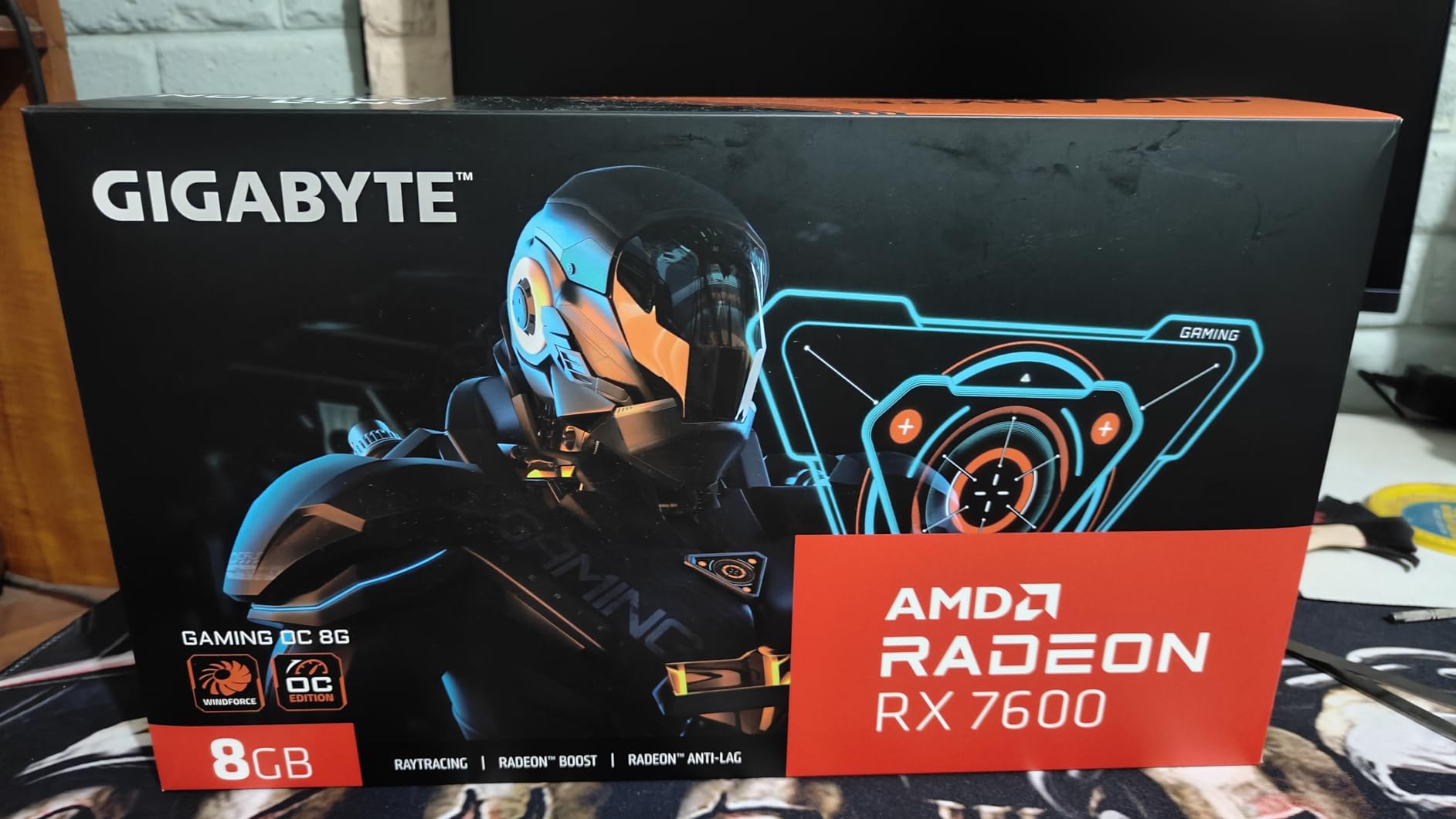 Gigabyte GV-R76GAMING OC-8GD Radeon RX 7600 Gaming OC 8G Graphics Card, 3X WINDFORCE Fans 8GB 128-bit GDDR6, Video Card customer photo 2