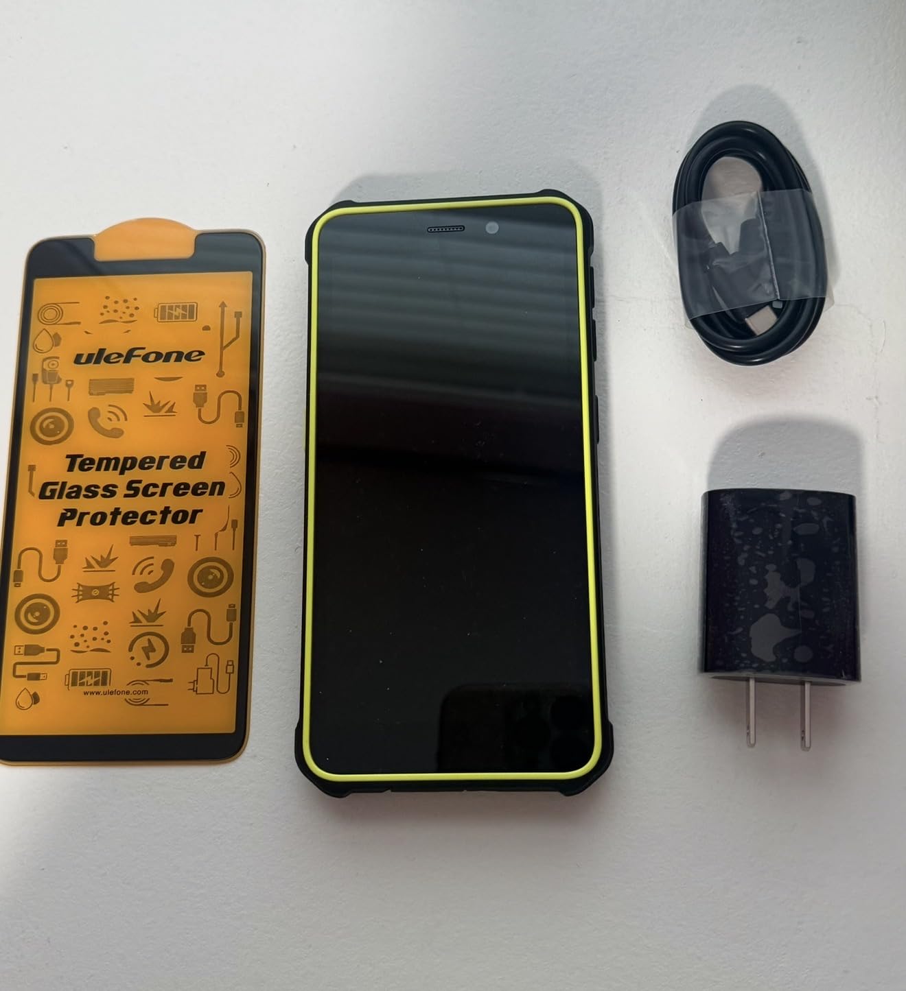 Ulefone Armor X12 Pro, 4G Rugged Phones, IP68/IP69K, Android 15 8GB + 64GB, 13MP + 8MP, 5.45 Inch HD+ Display, 4860mAh Big Battery, Global Bands, Dustproof, Compass, NFC, OTG, GPS - Green customer photo 1