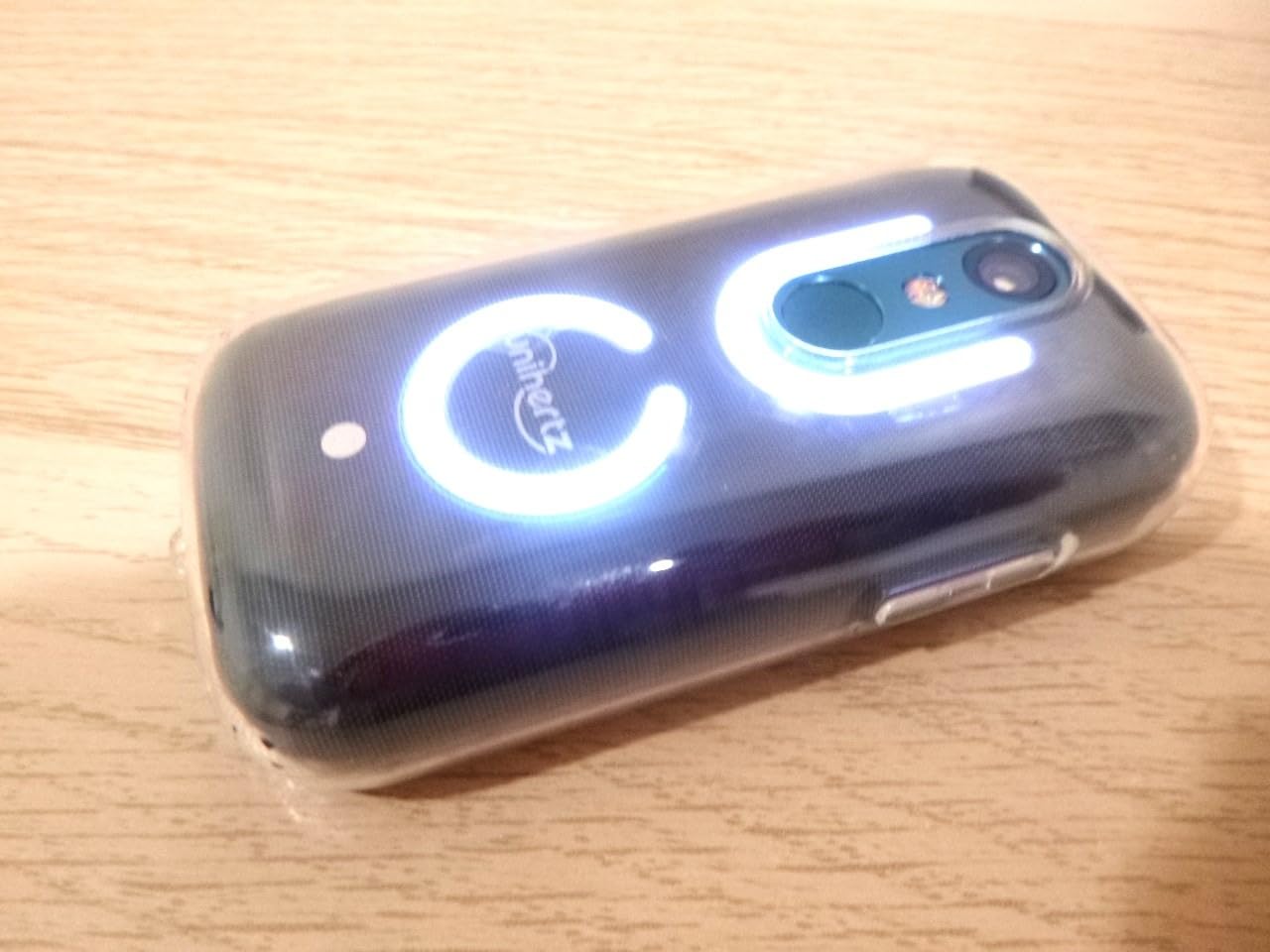 Unihertz Jelly Star, The World's Smallest 4G Android 13 Smartphone Transparent Design LED Light NFC OTG, Blue (Support T-Mobile & Verizon only) customer photo 1