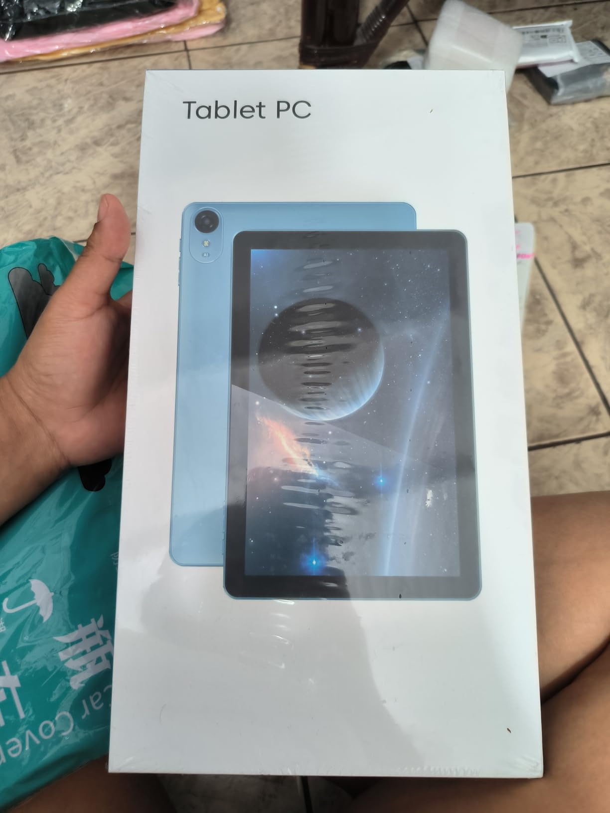 ECOPAD Android 15 Tablet, 10 Inch Tablets with Keyboard Mouse 12GB RAM + 64GB ROM +1TB Expand, 2 in 1 Tableta with WiFi 6 / Bluetooth/GMS Certified/IPS Touch Screen, Black Set customer photo 2