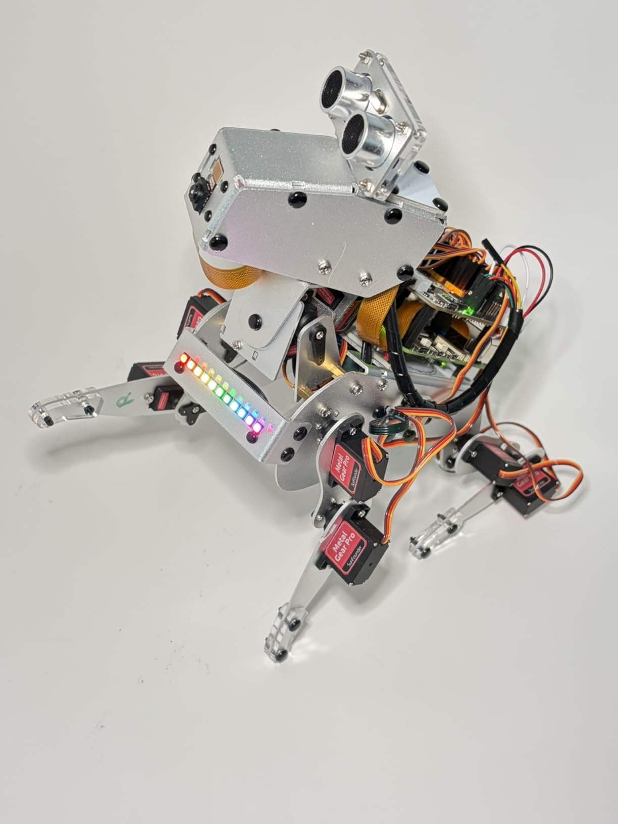 SunFounder PiDog AI Robot Dog Kit for Raspberry Pi 5/4/3B+/Zero 2W, Openclaw LLMs ChatGPT/Gemini/Grok, Voice&Video Recognition, Python, App, Gyroscope, Camera (RPI NOT Included) customer photo 1