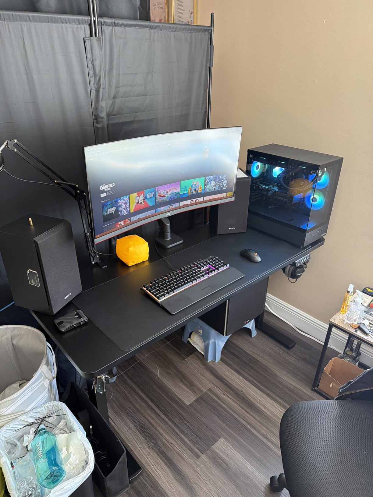VIVO Black 60 x 30 in Standing Desk, DESK-KIT-1B6B-30 customer photo 2