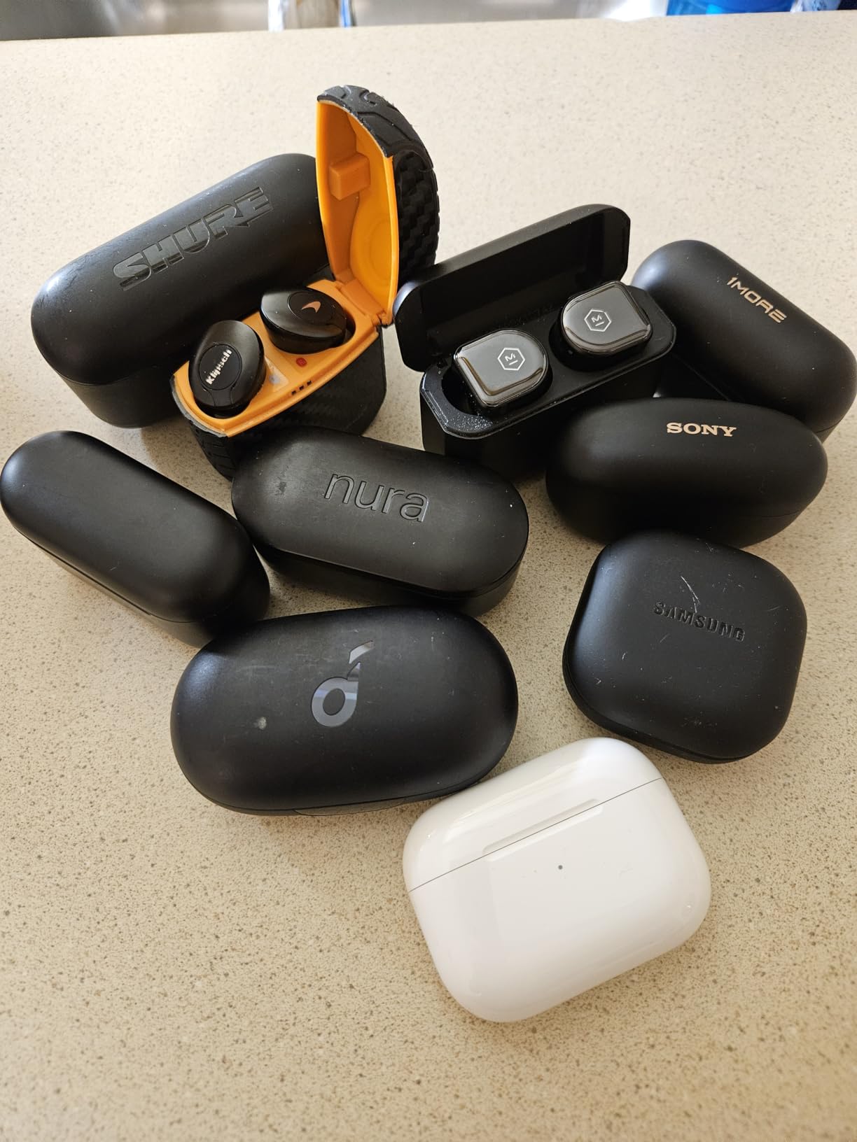 Apple AirPods Pro (2nd Generation) Wireless Ear Buds with USB-C Charging, Up to 2X More Active Noise Cancelling Bluetooth Headphones, Transparency Mode, Adaptive, Personalized Spatial Audio, White customer photo 2