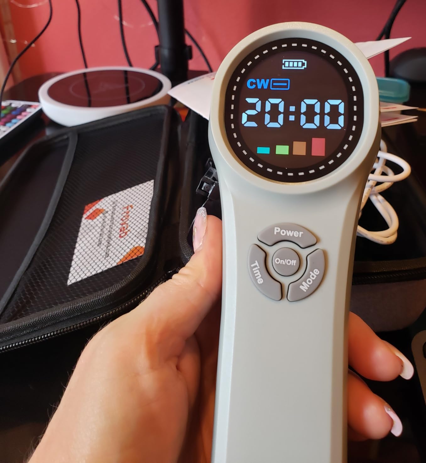 Cold Light Therapy Machine, 980nm Red Light Therapy Device for Pain at Home customer photo 2