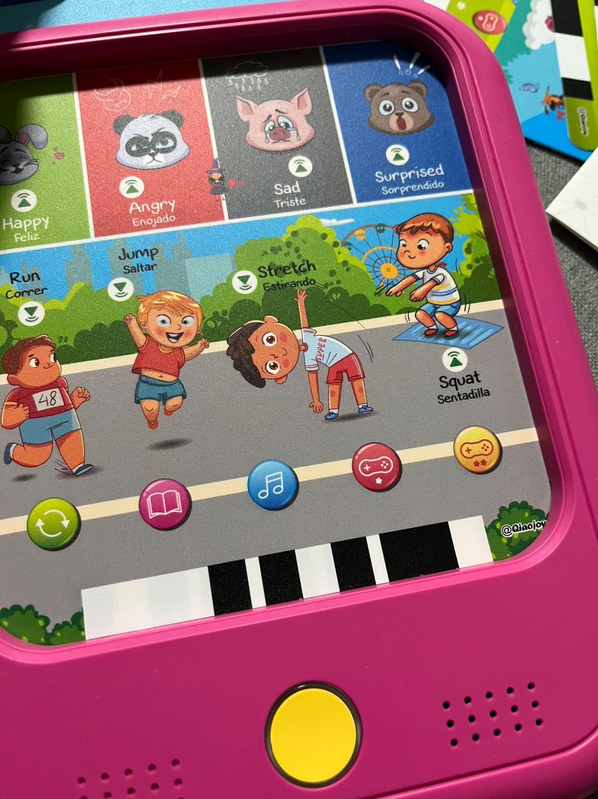 Qiaojoy Kids Learning Tablet Educational Learning Pad for Toddlers 2-5 customer photo 1