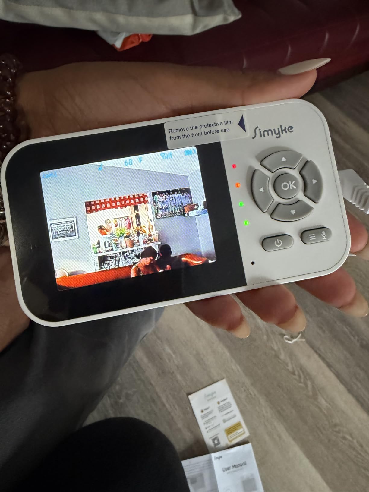 Simyke Upgrade Video Baby Monitor,WiFi Baby Camera,2.8
