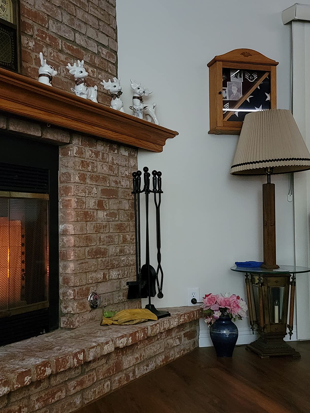 Fire Beauty Cast Iron 5Pcs Fireplace Tools Set(Modern) customer photo 1