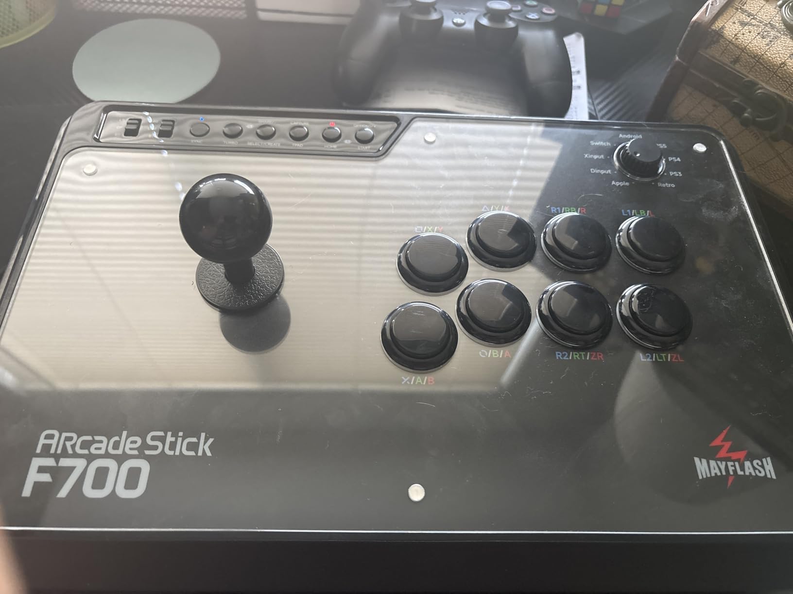 MAYFLASH Arcade Stick F700 for PS5, PS4, Switch, Switch 2, Windows, Apple, Android and more. Fight Stick Support Wireless Bluetooth, 2.4G Receiver and Wired Connection customer photo 1