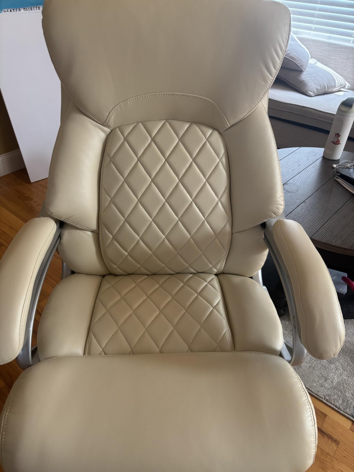 Big and Tall Office Chair for Heavy People, 500LBS High Back Extra Wide Heavy Duty Executive Office Chair Comfortable for Home Office, Large Computer Desk Chair with Adjustable Lumbar Support Black customer photo 2