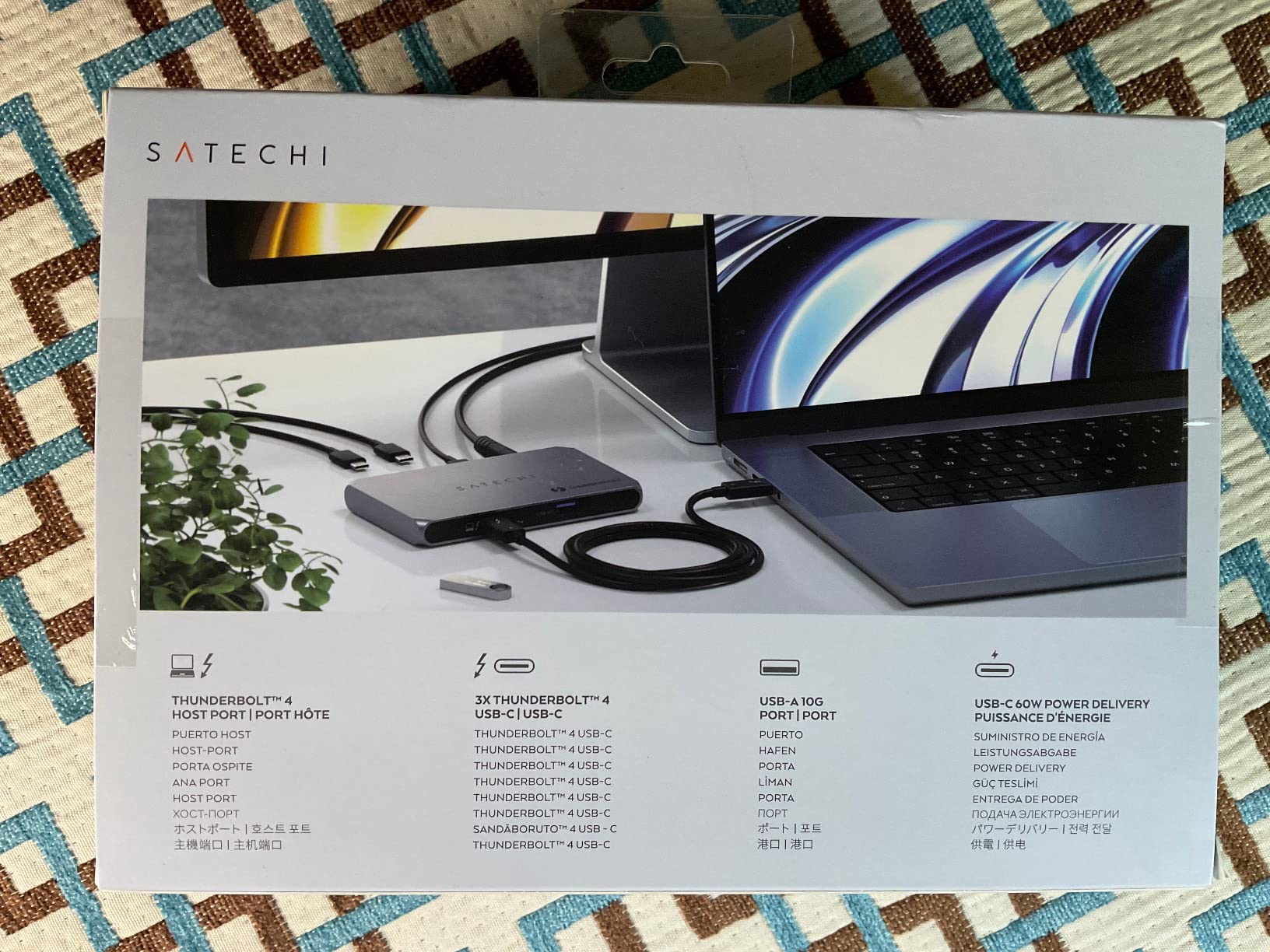 Satechi Thunderbolt 4 Slim Hub Pro, Docking Station, 100W USB-C Charging customer photo 2