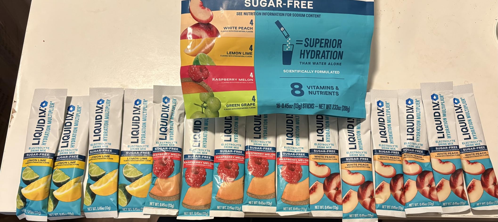 Liquid I.V. Sugar Free Electrolyte Packets, Classic Variety Pack, 16 Count customer photo 1