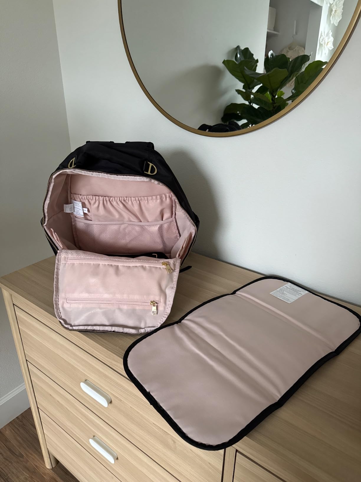 JuJuBe New Classic Diaper Bag Backpack with 15 Pockets, Changing Pad, Large customer photo 2