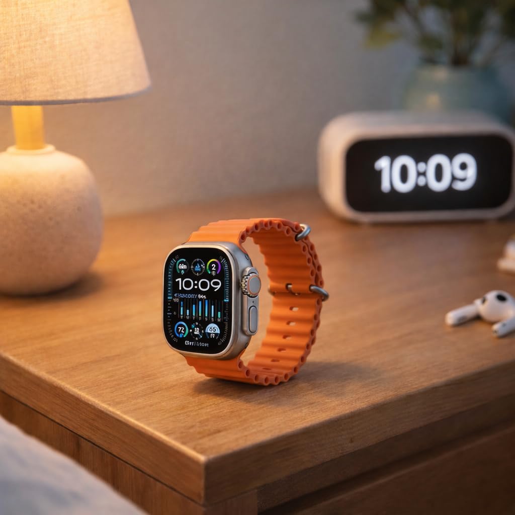 Apple Watch Ultra 2 [GPS + Cellular 49mm] Smartwatch with Rugged Titanium Case & Indigo Alpine Loop Small. Fitness Tracker, Precision GPS, Action Button, Extra-Long Battery Life customer photo 2