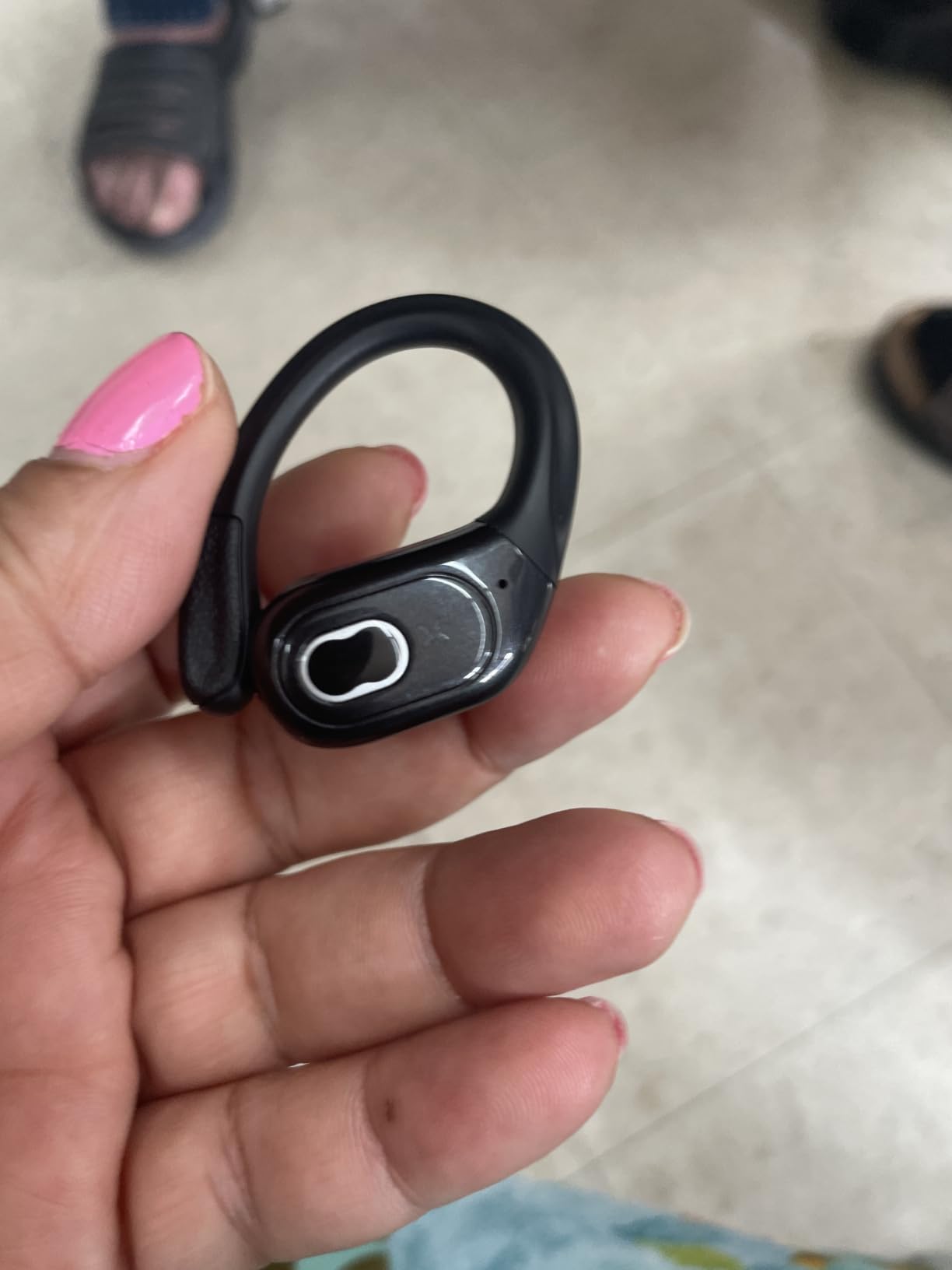 Wireless Earbuds 75H Bluetooth 5.4 Sport Headphones with Earhooks, Black | IPX7 Waterproof In-ear Buds Feature ENC Noise Cancelling Mic & Deep Bass. Stereo Sound Device for Gym Running Workout customer photo 1