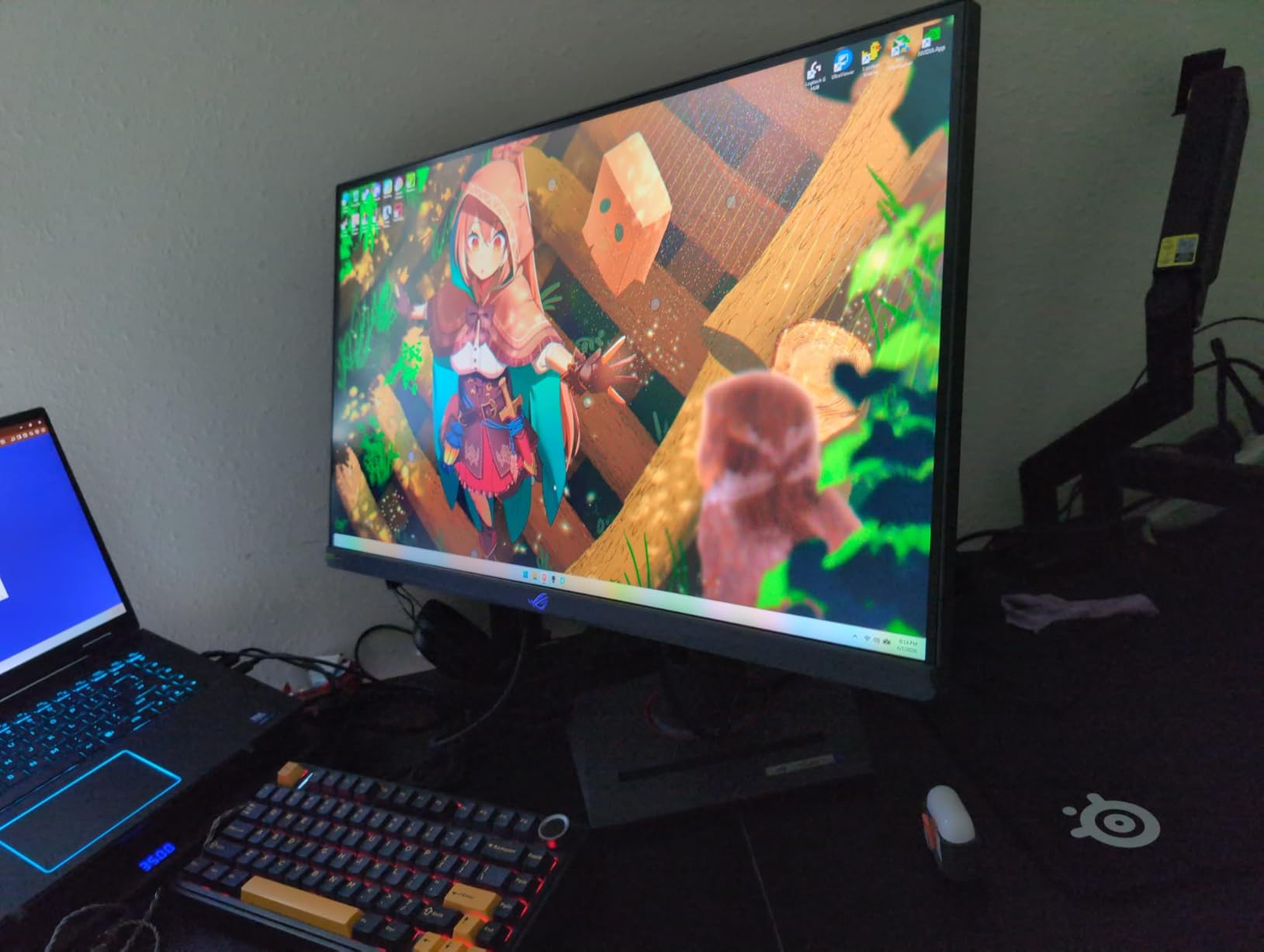 ASUS ROG XG27ACS 27 Inch 1440p 180Hz USB-C G-SYNC HDR Gaming Monitor customer photo 2