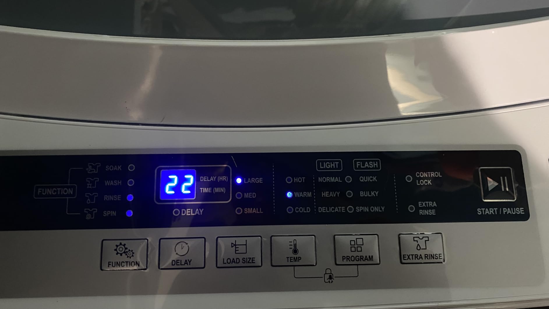 3.0 cu. ft. Compact Top Load Washer in White customer photo 1