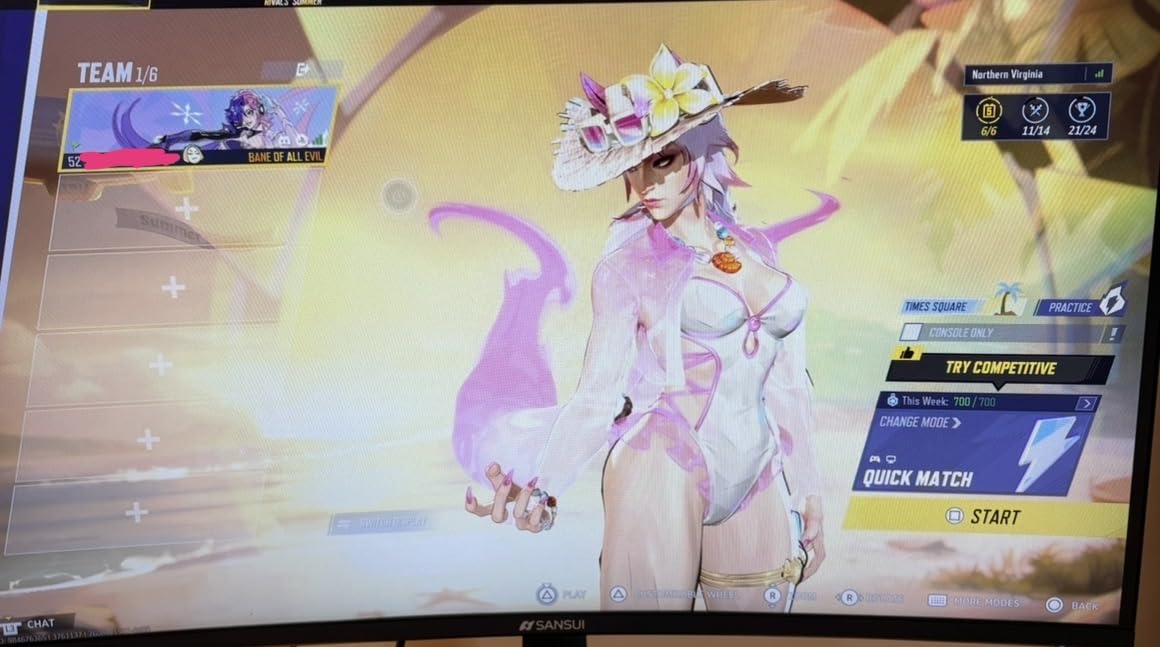 SANSUI 34-Inch Curved Gaming Monitor UWQHD 3440 x 1440P 200Hz Ultrawide customer photo 2