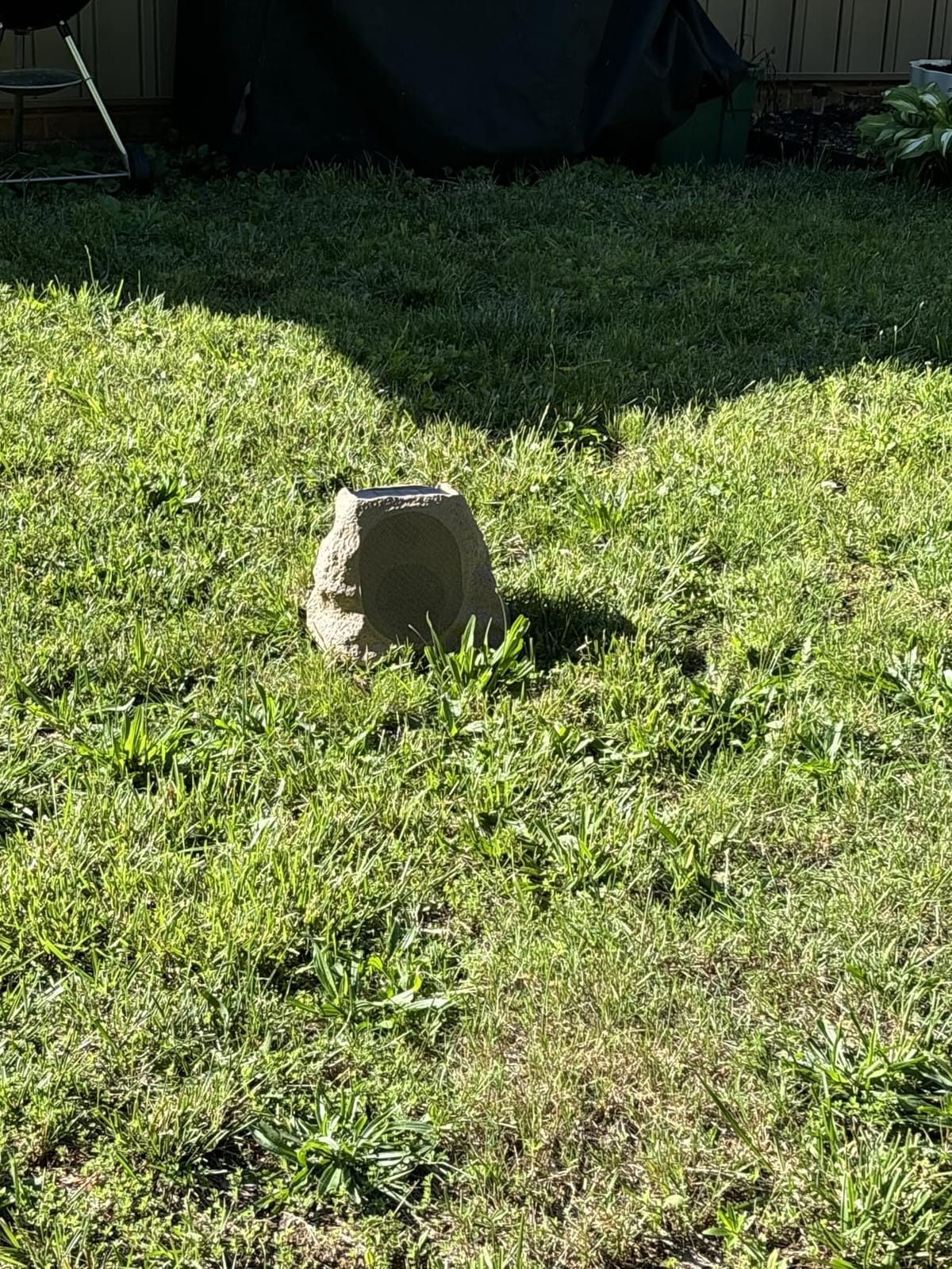 Victrola Rock Speaker Connect - Outdoor Bluetooth Solar Speaker - Sand customer photo 2