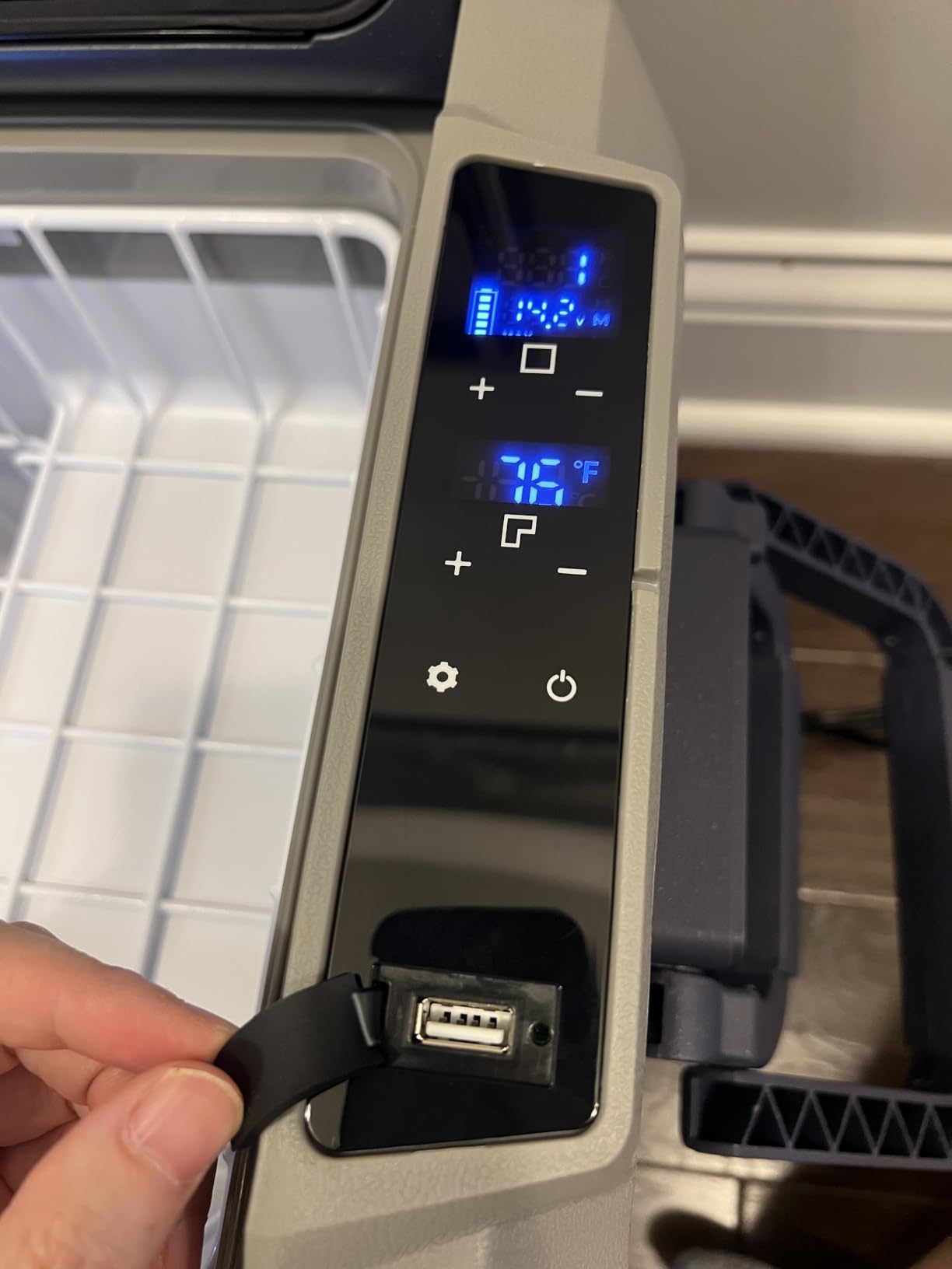 BODEGACOOLER 12 Volt Portable Refrigerator,64 Quart Car Fridge Dual Zone -4℉-68℉,60L Car Freezer APP Control,Electric Compressor Cooler 12/24V DC and 100-240V AC for RV,Camping,Travel,Truck,Vehicles customer photo 1