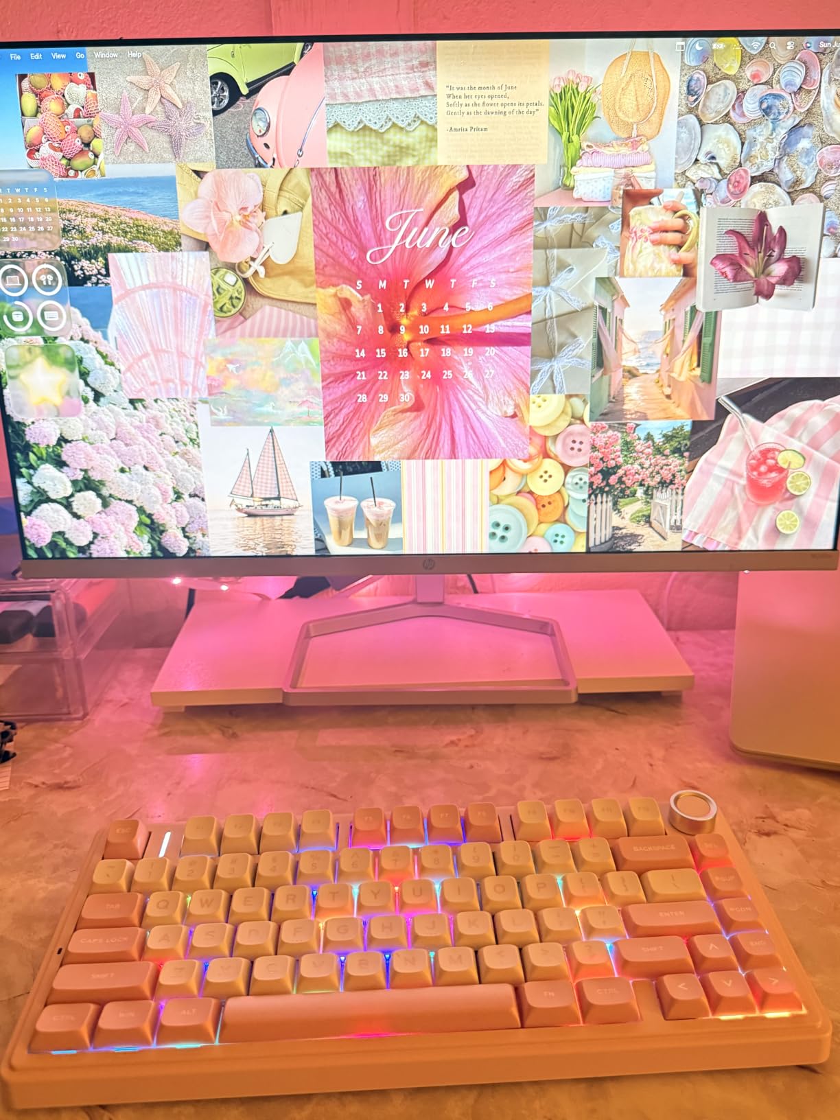 AULA F75 75% Wireless Mechanical Keyboard, Hot Swappable Creamy Keyboard, Pre-lubed Greywood Switches RGB Backlit Gaming Keyboards, 2.4GHz/Type-C/BT5.0(Cool Black) customer photo 2