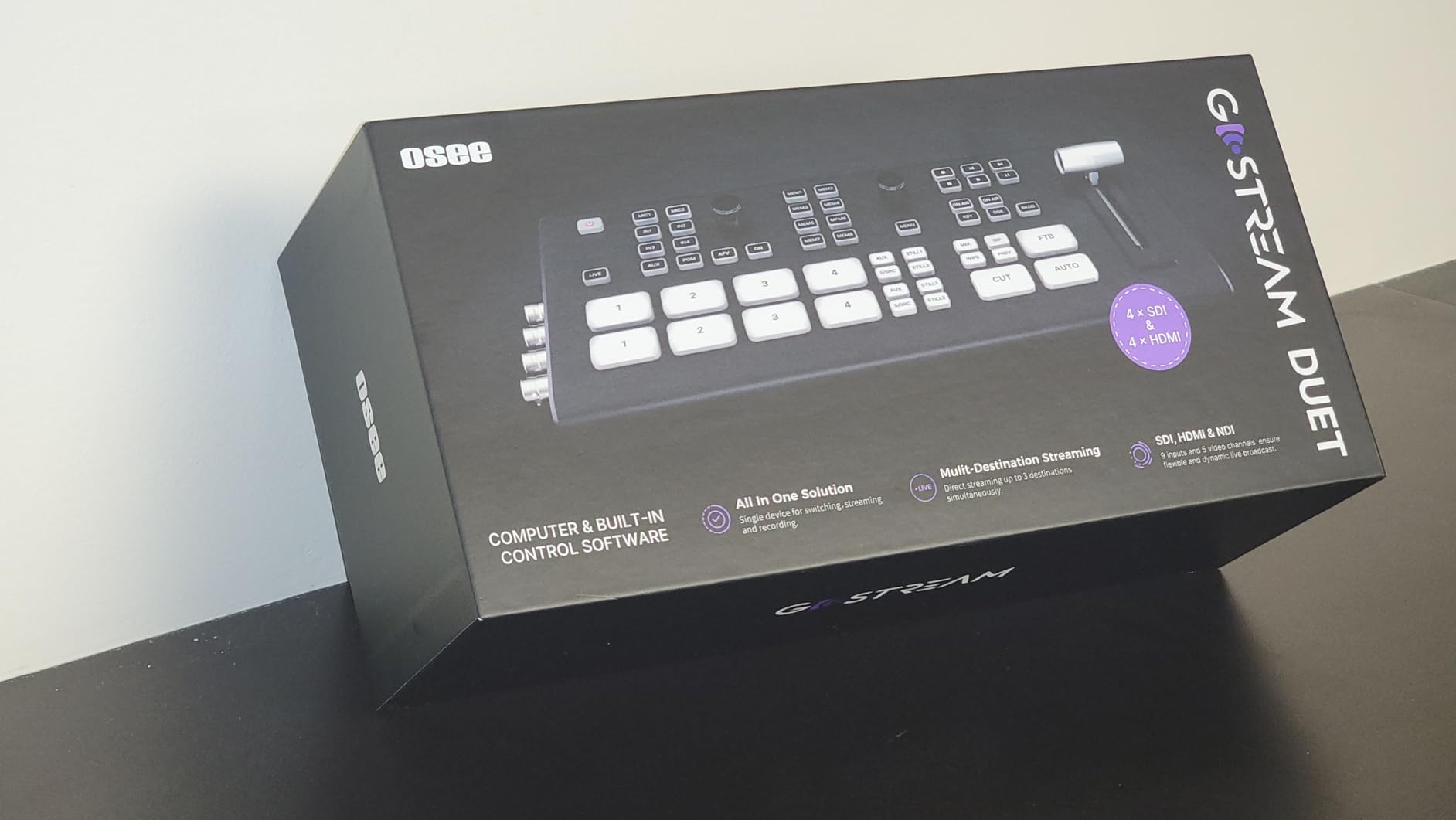 Osee GoStream Duet Multiple Camera SDI and HDMI Live Stream Video Mixer Switcher customer photo 1