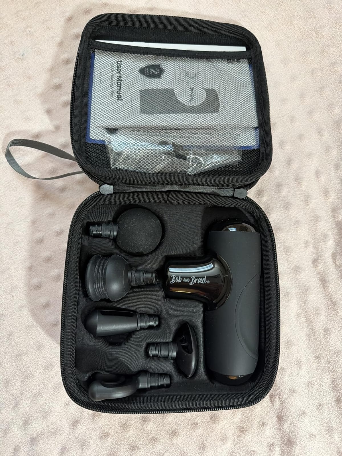 BOB AND BRAD Q2 Pro Mini Massage Gun with Heat and Cold, Pocket-Sized Deep Tissue Massager, HSA Portable Percussion Muscle Massager Gun, Ultra Small & Quiet Muscle Massager, FSA Eligible customer photo 1