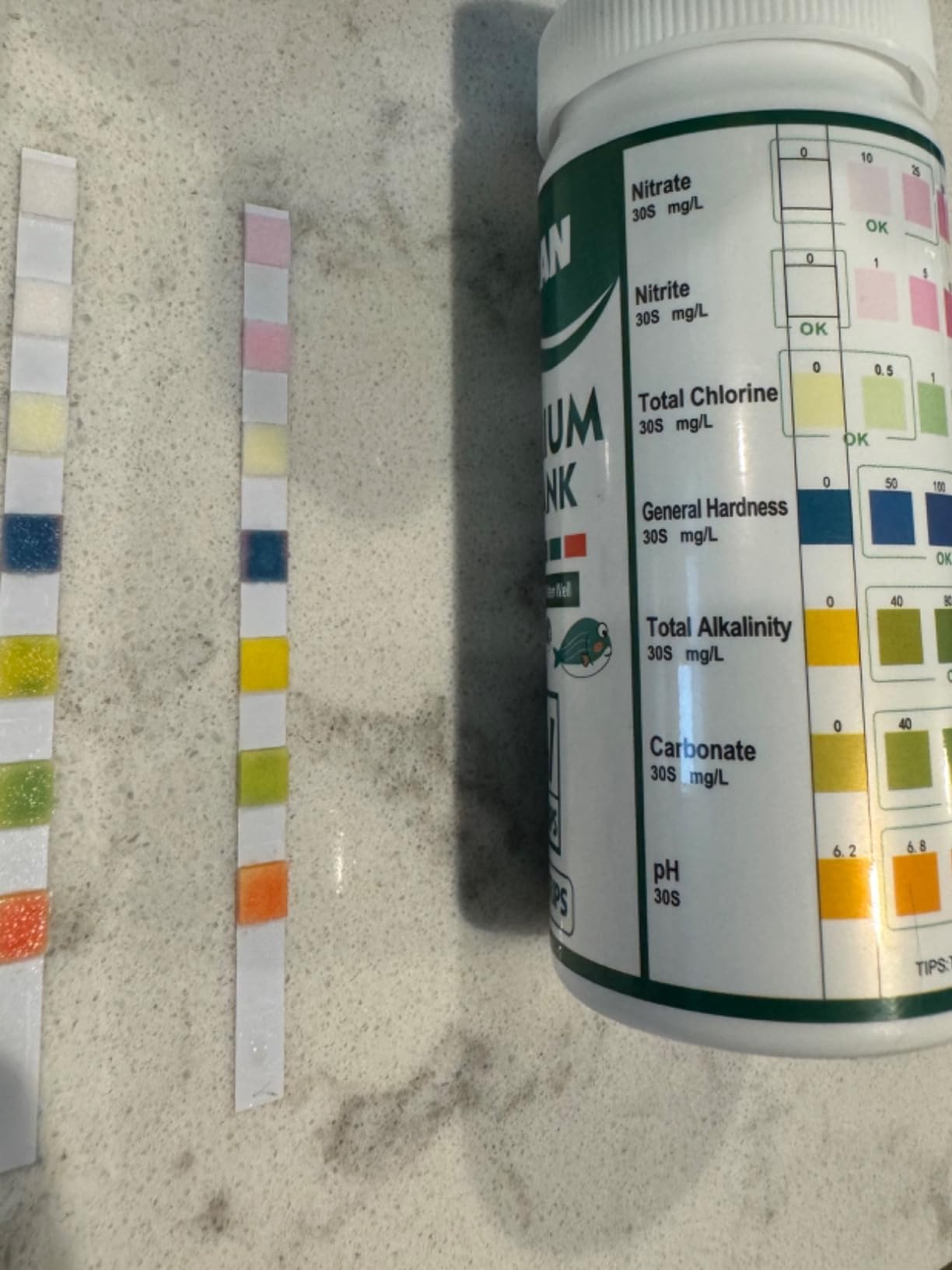 7 Way Aquarium Test Strips, 125 Strips for Fish Tank & Pond Test Kit customer photo 2