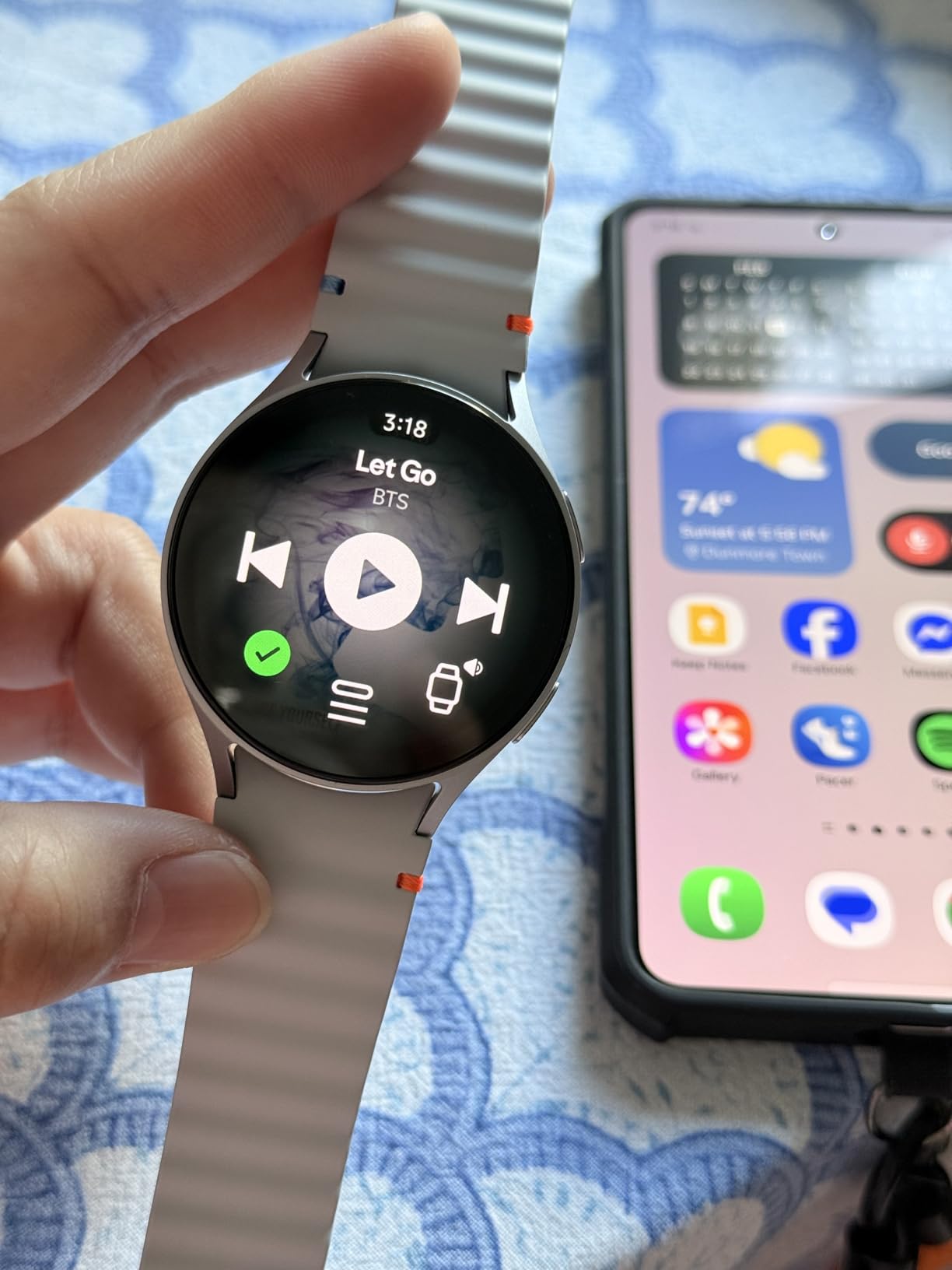 Samsung Galaxy Watch 7 40mm LTE AI Smartwatch w/Energy Score, Wellness Tips, Heart Rate Tracking, Sleep Monitor, Fitness Tracker, 2024, Green [US Version, 1Yr Manufacturer Warranty] customer photo 1