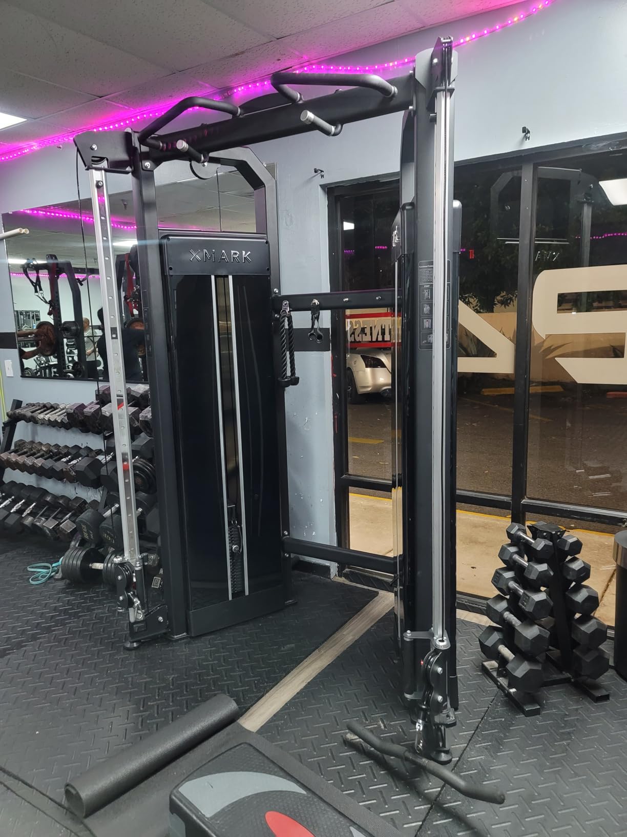 XMARK Functional Trainer Cable Machine, Dual Weight Stack Cable Pulley Machine for Strength Training, Commercial and Home Gyms, and Rehab Facilities customer photo 1