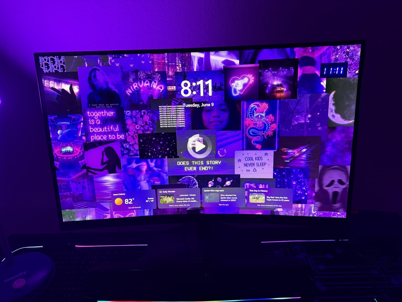 Sceptre Curved 27-inch Prime Gaming Monitor 1500R 100Hz HDMI X2 DisplayPort 1ms 100% sRGB, Build-in Speakers Machine Black 2025 (C275W-FW100T Series) customer photo 1