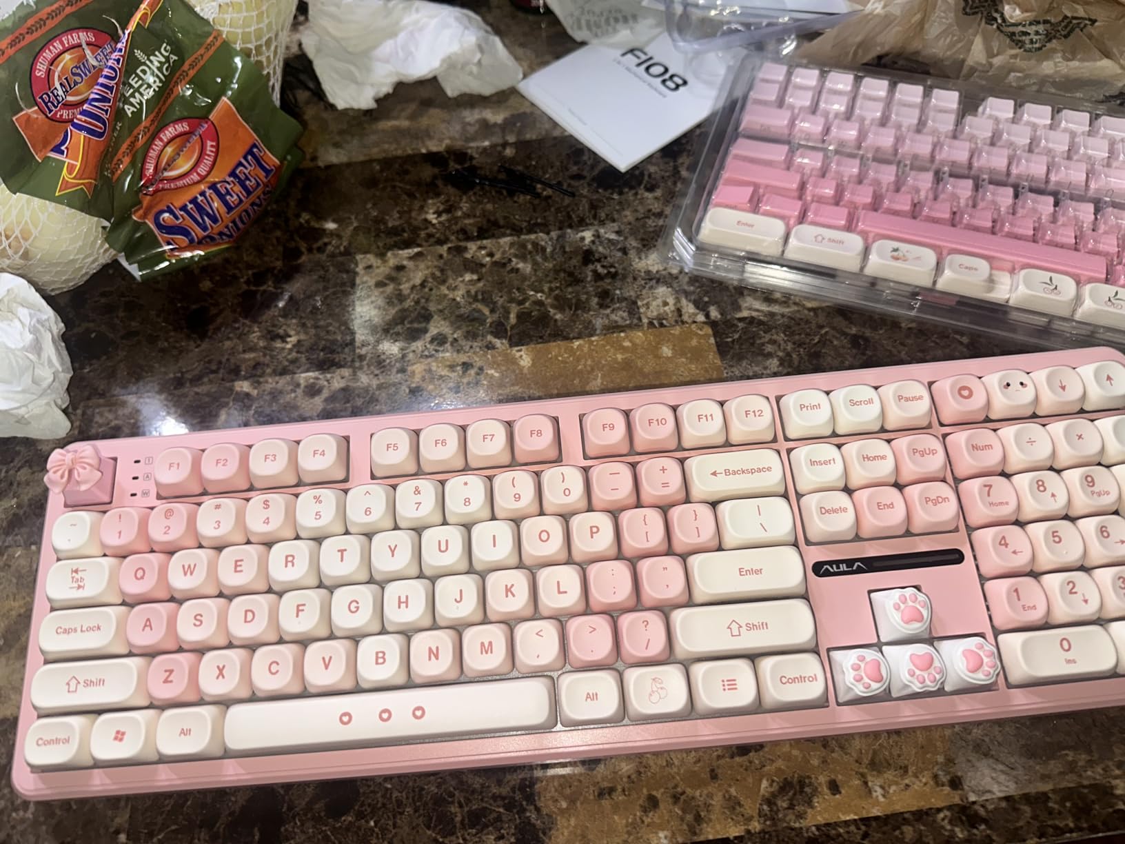 Womier PBT Keycaps - MOA Keycaps for Mechanical Keyboard customer photo 2