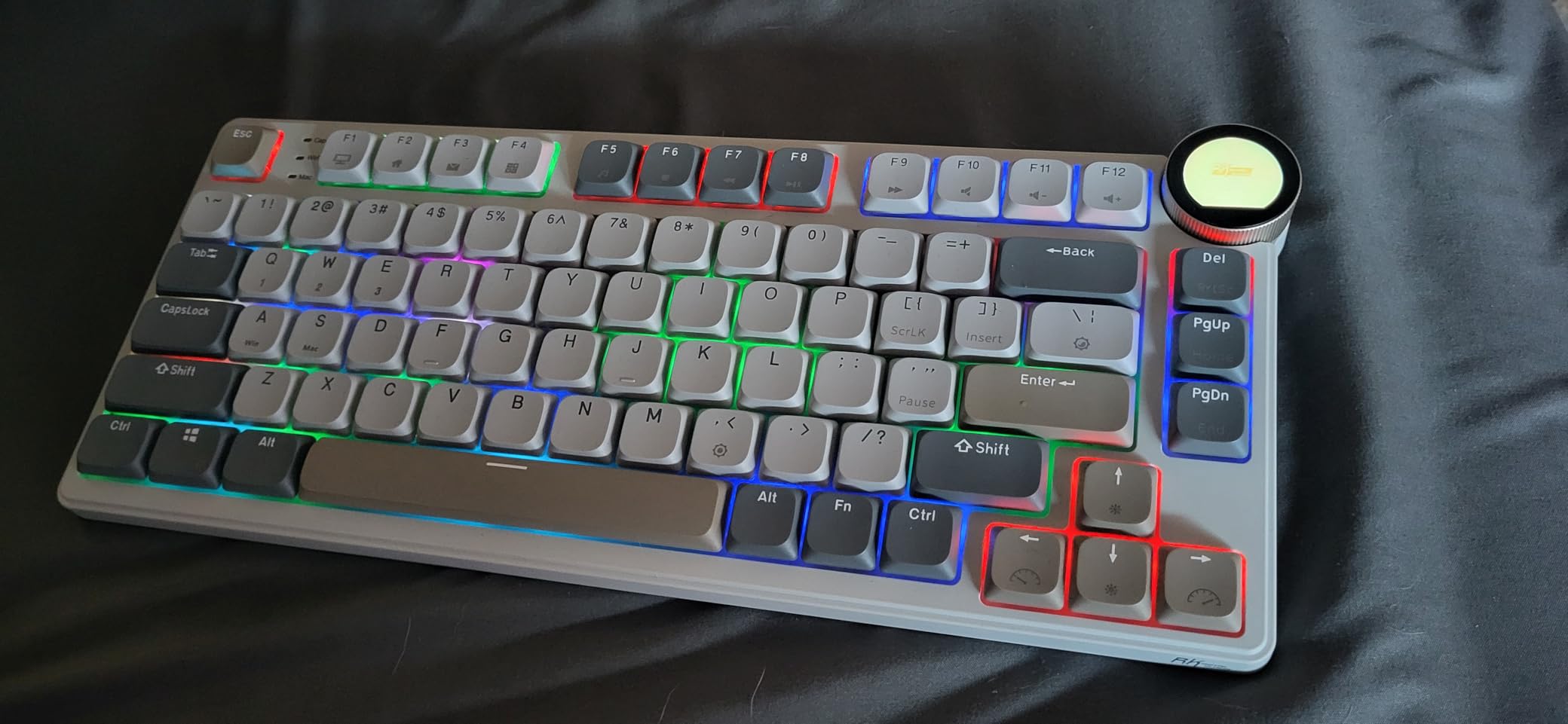 RK ROYAL KLUDGE N80 Low Profile Mechanical Keyboard w/Smart Display Screen customer photo 1