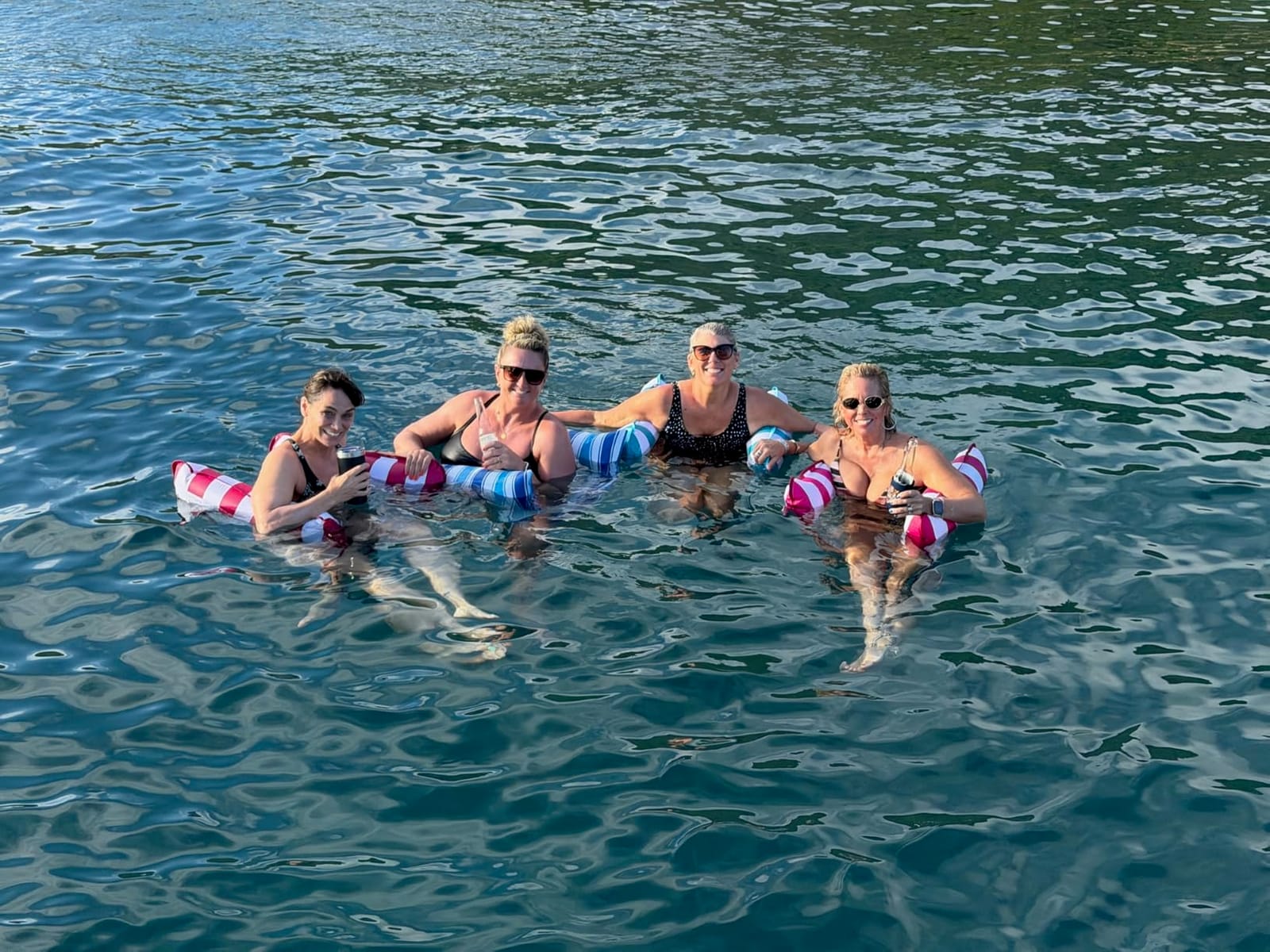 Aqua 4-in-1 Monterey Hammock Pool Float & Water Hammocks – 2-3-4 Multipacks – Multiple Colors/Styles – for Adults and Kids Floating customer photo 1