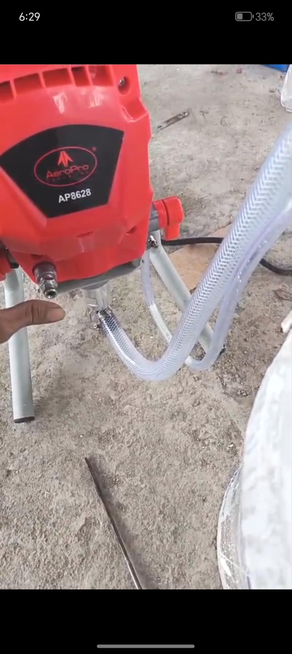 AEROPRO Tools Airless Paint Sprayer，950W 0.52GPM 3300PSI High Efficiency customer photo 2