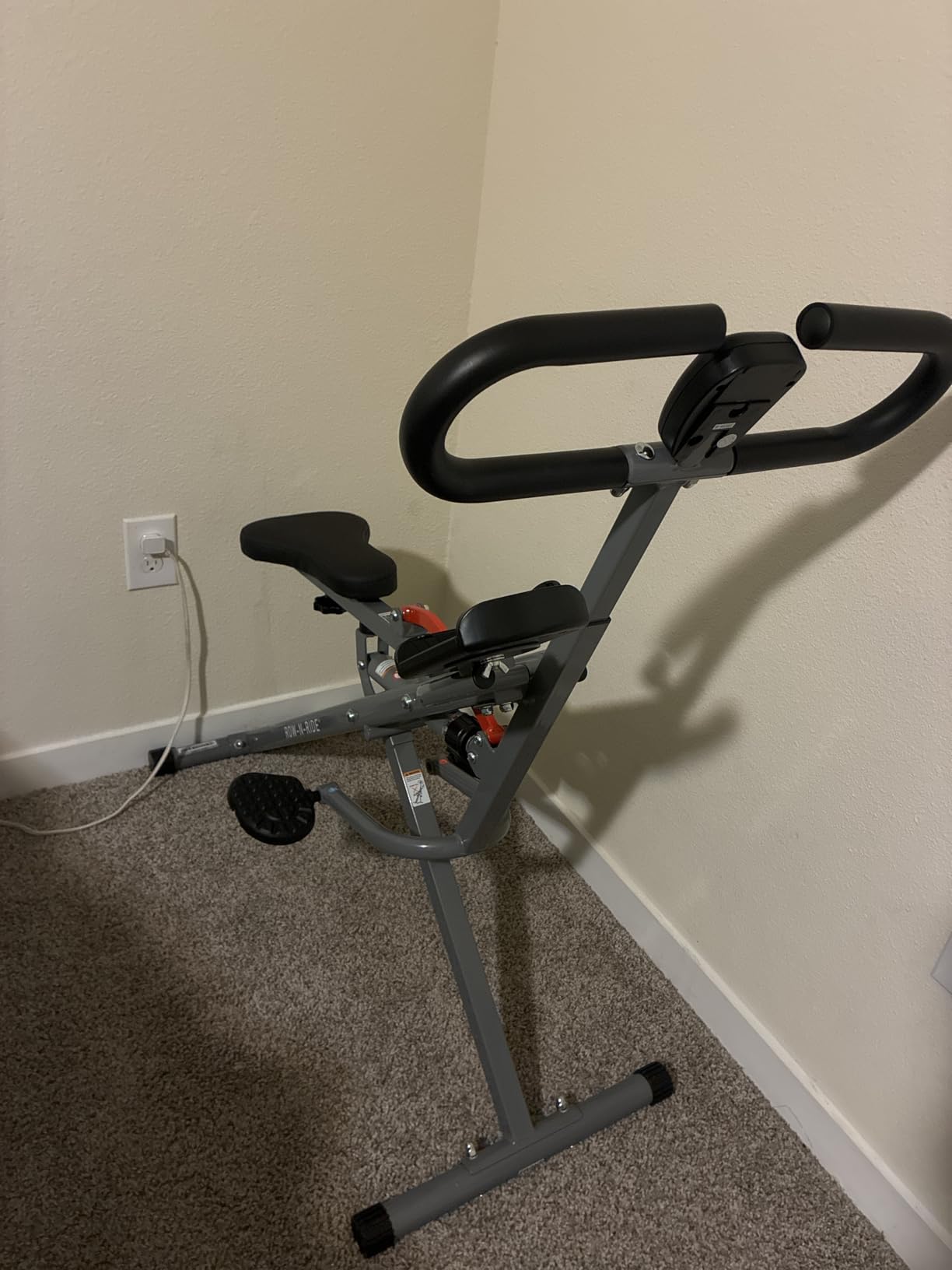 Sunny Health & Fitness Row-N-Ride Trainer for Full-Body Home Exercise customer photo 1