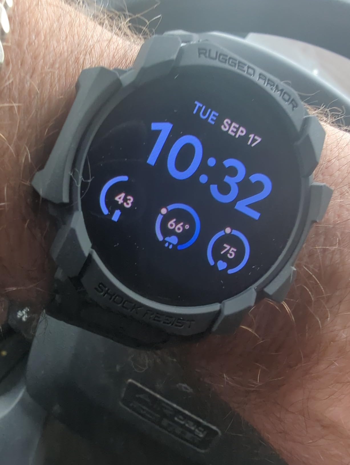 Google Pixel Watch 3 (45mm) 2024 Model - Android Smartwatch, Heart Rate Tracking, Fitbit Advanced Running, Fitness Insights, 24-Hour Battery - Matte Black Aluminum Case - Obsidian Band - LTE customer photo 2