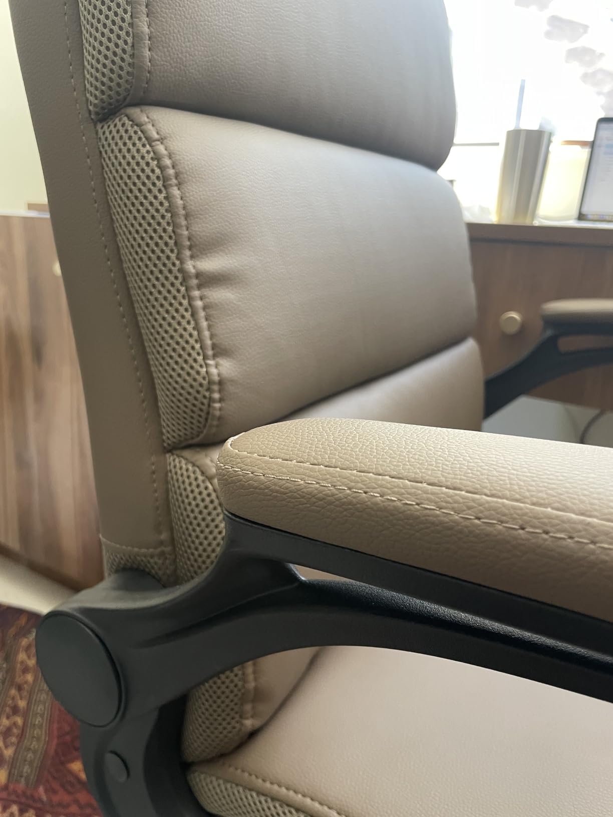amseatec Tall Drafting Chair for Standing Desk,Executive Office Chair customer photo 2