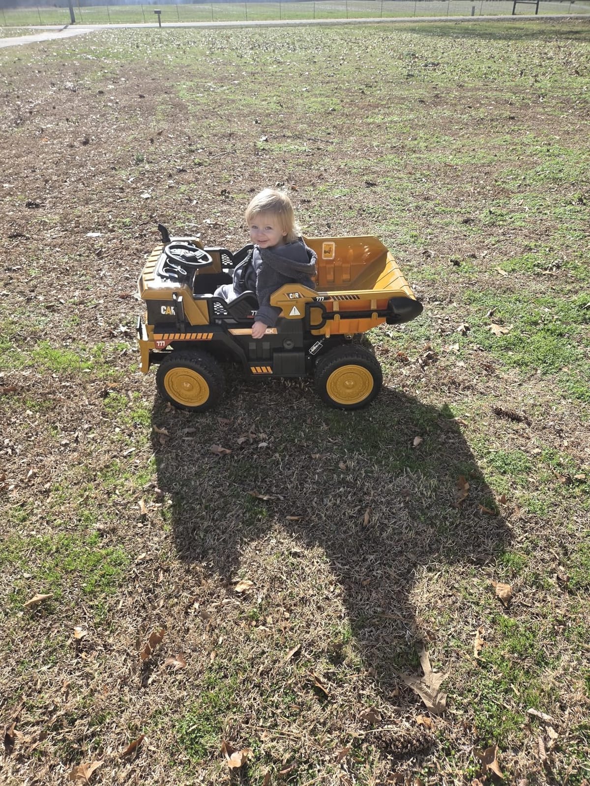 ANPABO 24V Ride On Dump Truck w/Electric Dump Bed, Remote, Yellow | Durable eva tires, bluetooth, powerful 24v motors, extra shovel, 2 seater 24 volt ride on toys for boys & girls 3-6 customer photo 2