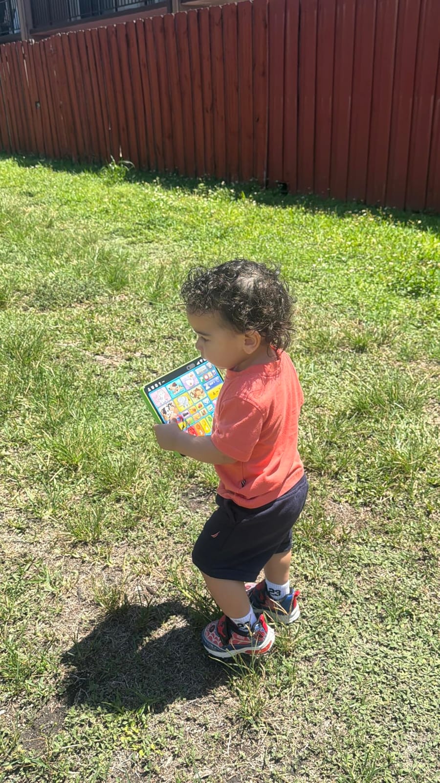 hahaland 5-Language Learning Tablet Toy for Toddler 1-3 with Speech Therapy customer photo 1