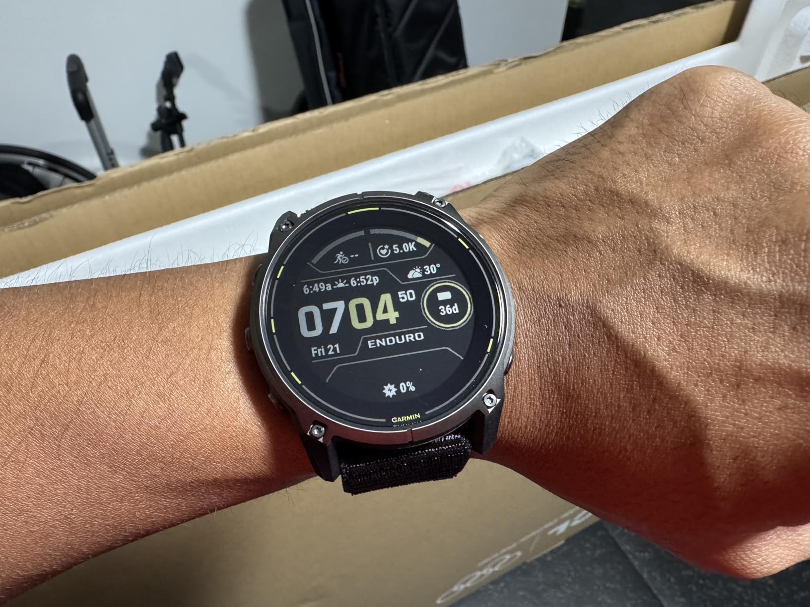Garmin Enduro™ 3, Solar, 51 mm, Sapphire, Black UltraFit Nylon Strap customer photo 1