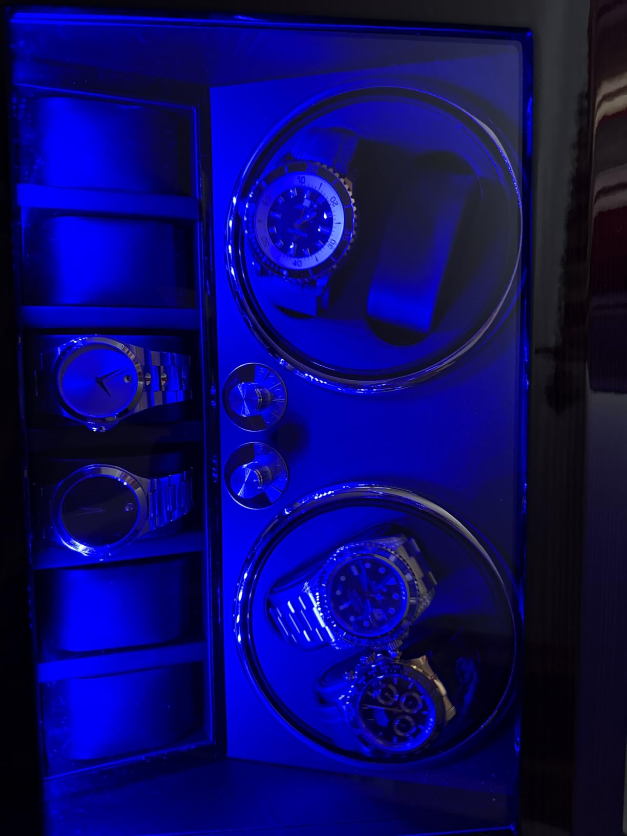 BEWISHOME Watch Winders for Automatic Watches, Automatic Watch Winder Box customer photo 2