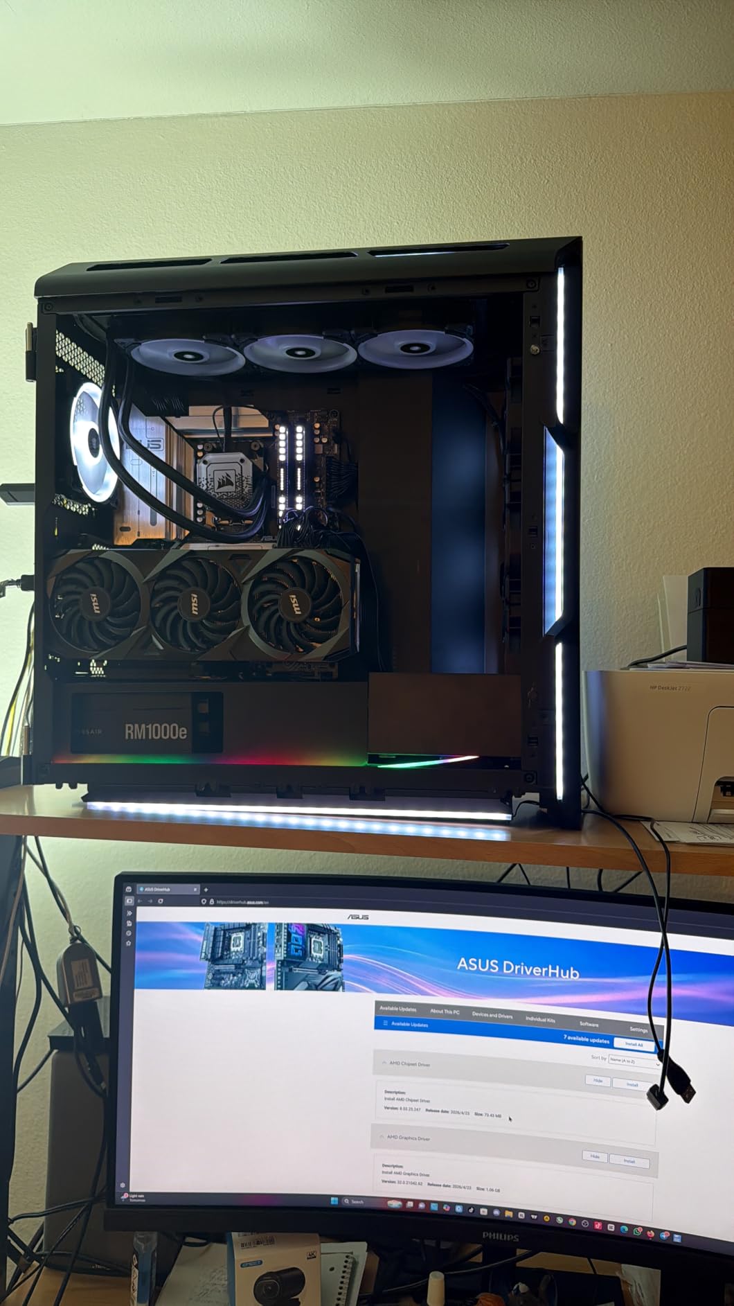 ASUS Prime X870-P WiFi AMD AM5 X870 ATX Motherboard 14+2+1 80A DrMOS Power Stages, DDR5, PCIe 5.0, PCIe 5.0 x16, Q-Release, 4X M.2, Wi-Fi 7, Q-Antenna, 2.5Gb LAN, USB4®, USB Type-C®, BIOS Flashback™ customer photo 1
