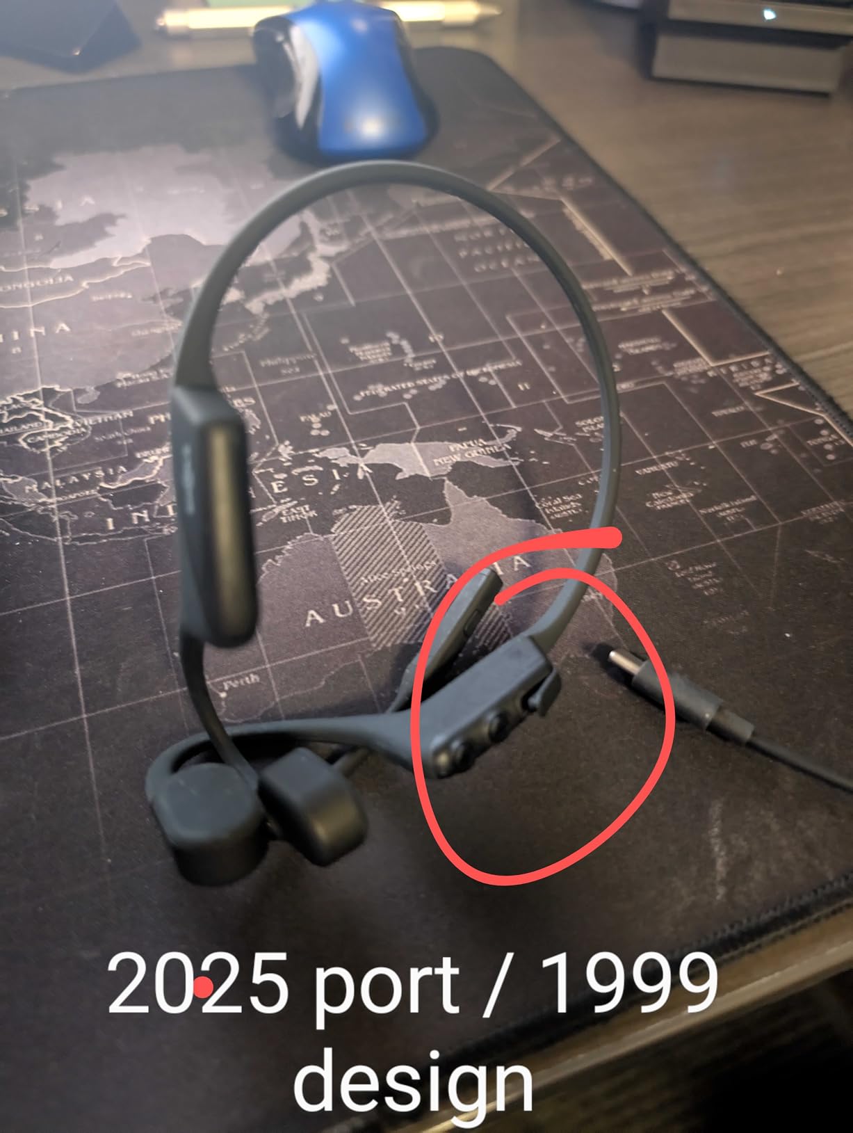 SHOKZ OpenComm2 UC Open-Ear Headset, USB-A Dongle, Noise-Canceling Mic customer photo 1