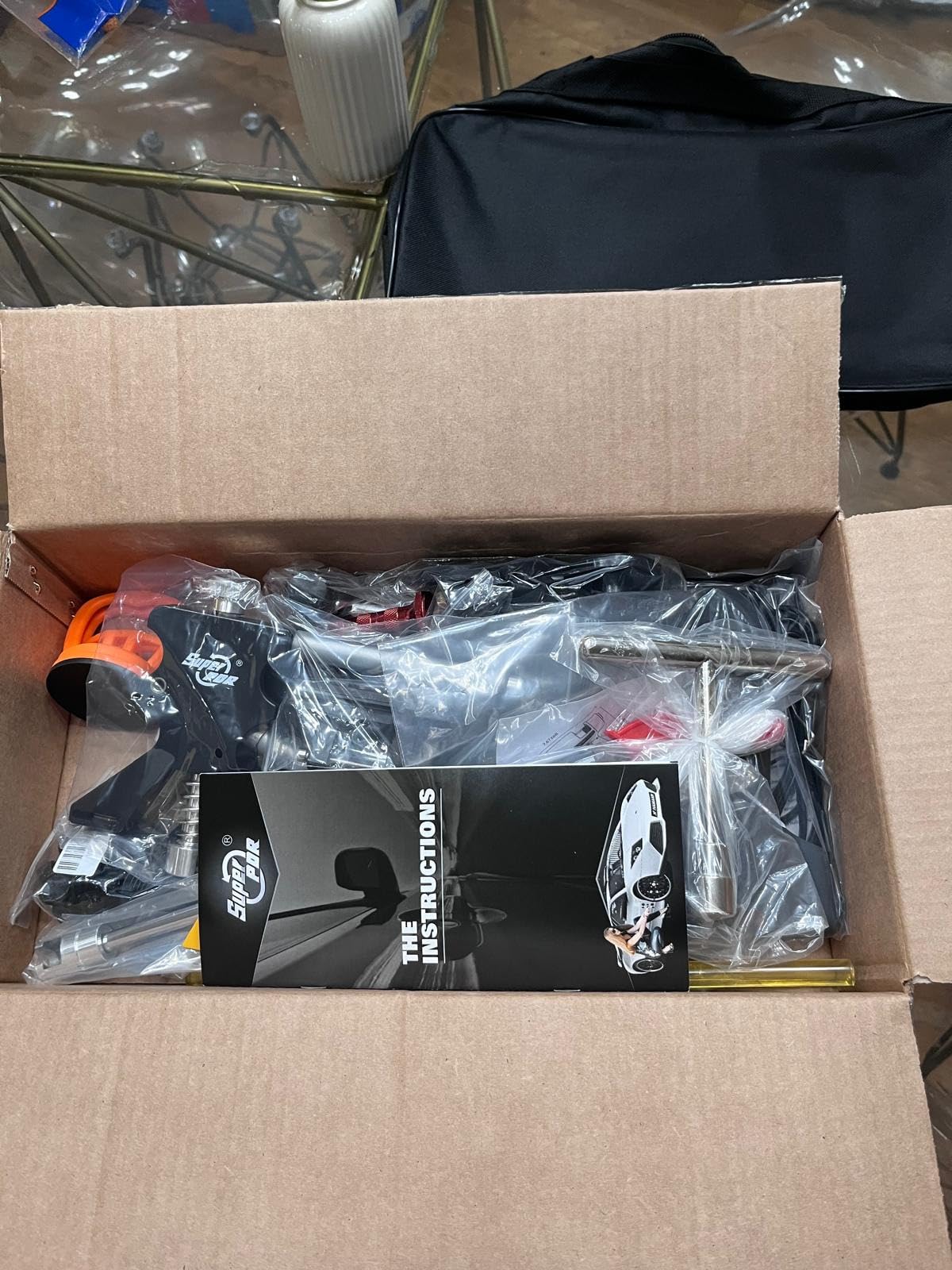 Super PDR Dent Puller Kit, Car Dent Removal Kit with Bridge Puller, Small Dent Puller for Auto Dent Removal, Small Dents, Door Dings and Hail Damage customer photo 1