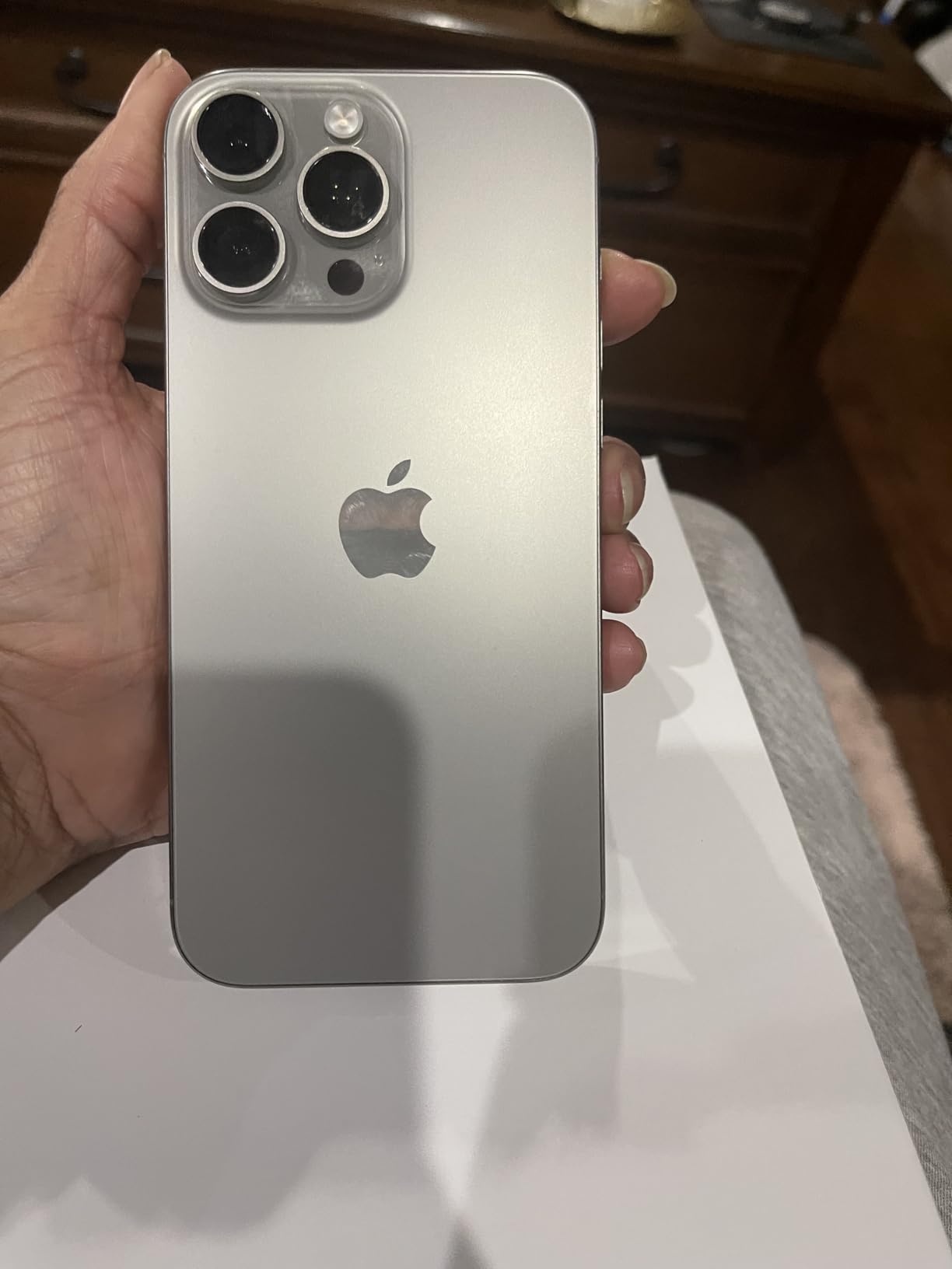 Apple iPhone 16 Pro Max, 256GB, Desert Titanium - Unlocked (Renewed) customer photo 2